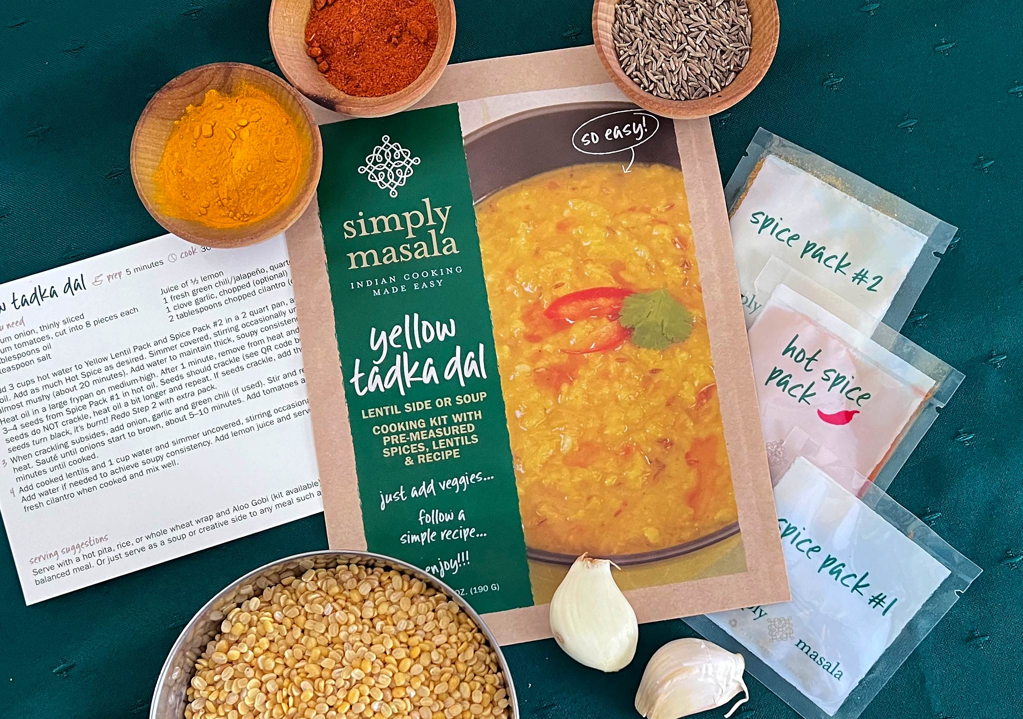 Indian Adventure Sampler - Indian Cooking Kit with Spices and Recipes - Image 7