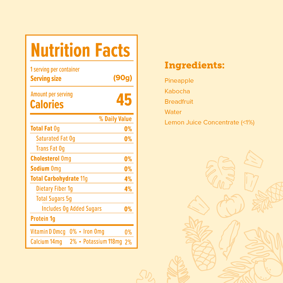 Kabocha, Pineapple & Breadfruit - Image 3