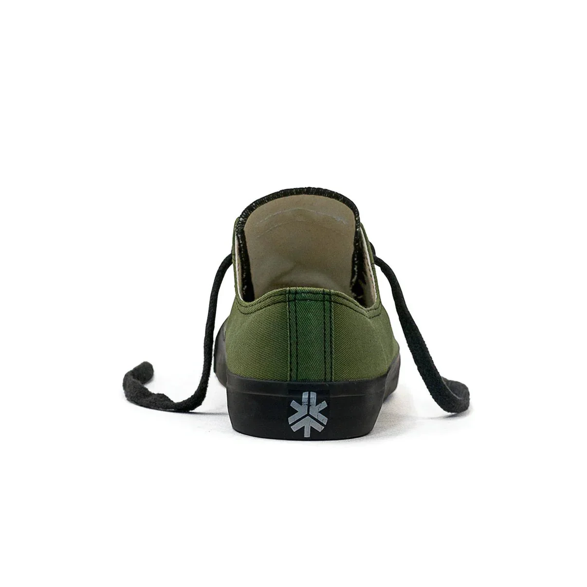Kids Low Cut Sneakers, Olive & Black CLEARANCE STOCK - Image 3
