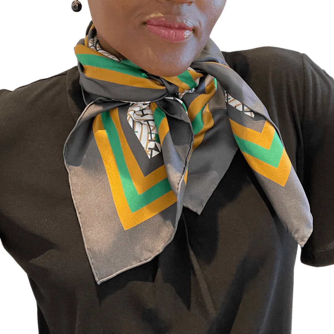 Lavāda 100% Silk Scarf (Square 35" x 35") - Image 5