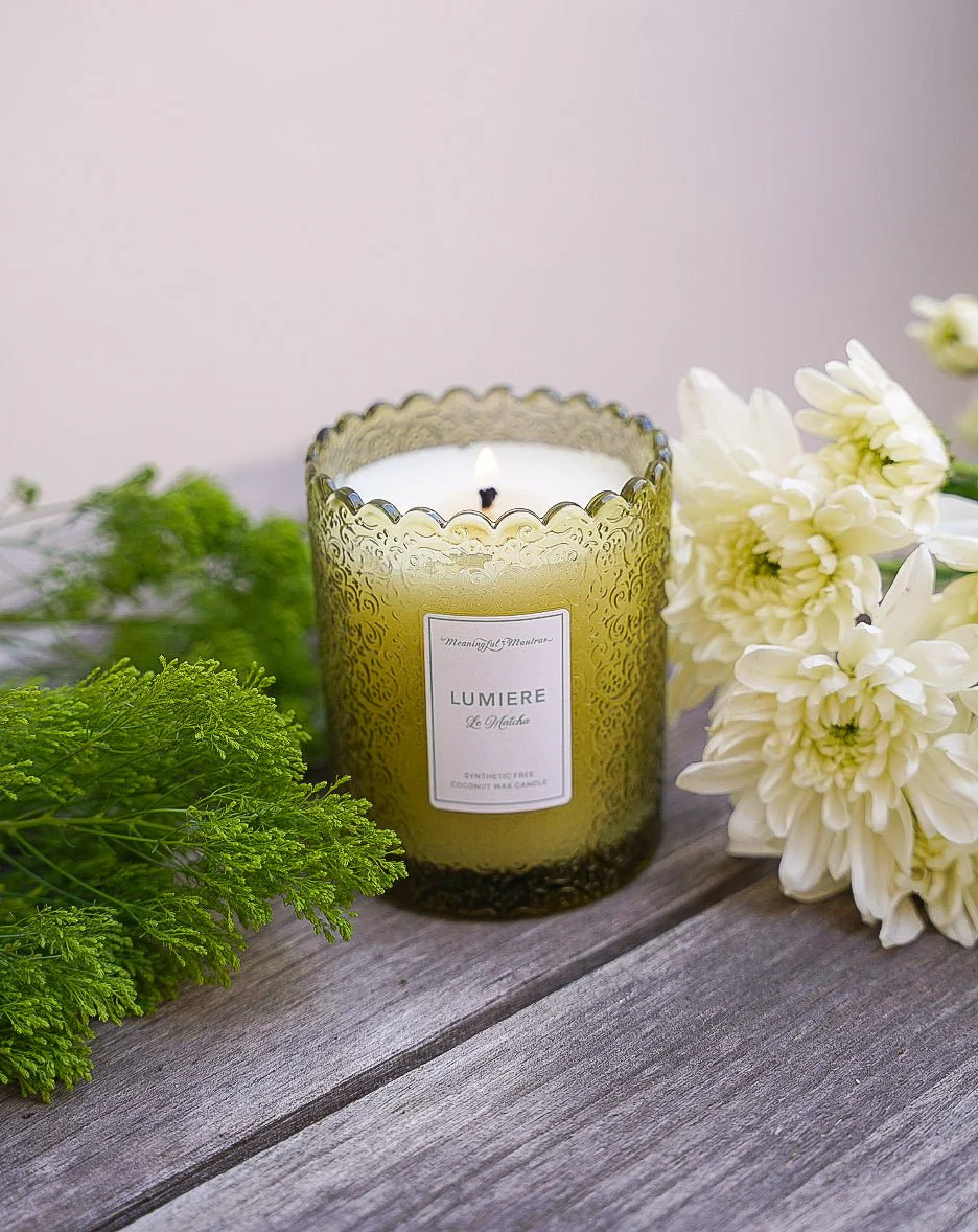 Le Matcha Natural Candle 8oz Kaia Collection - Image 4