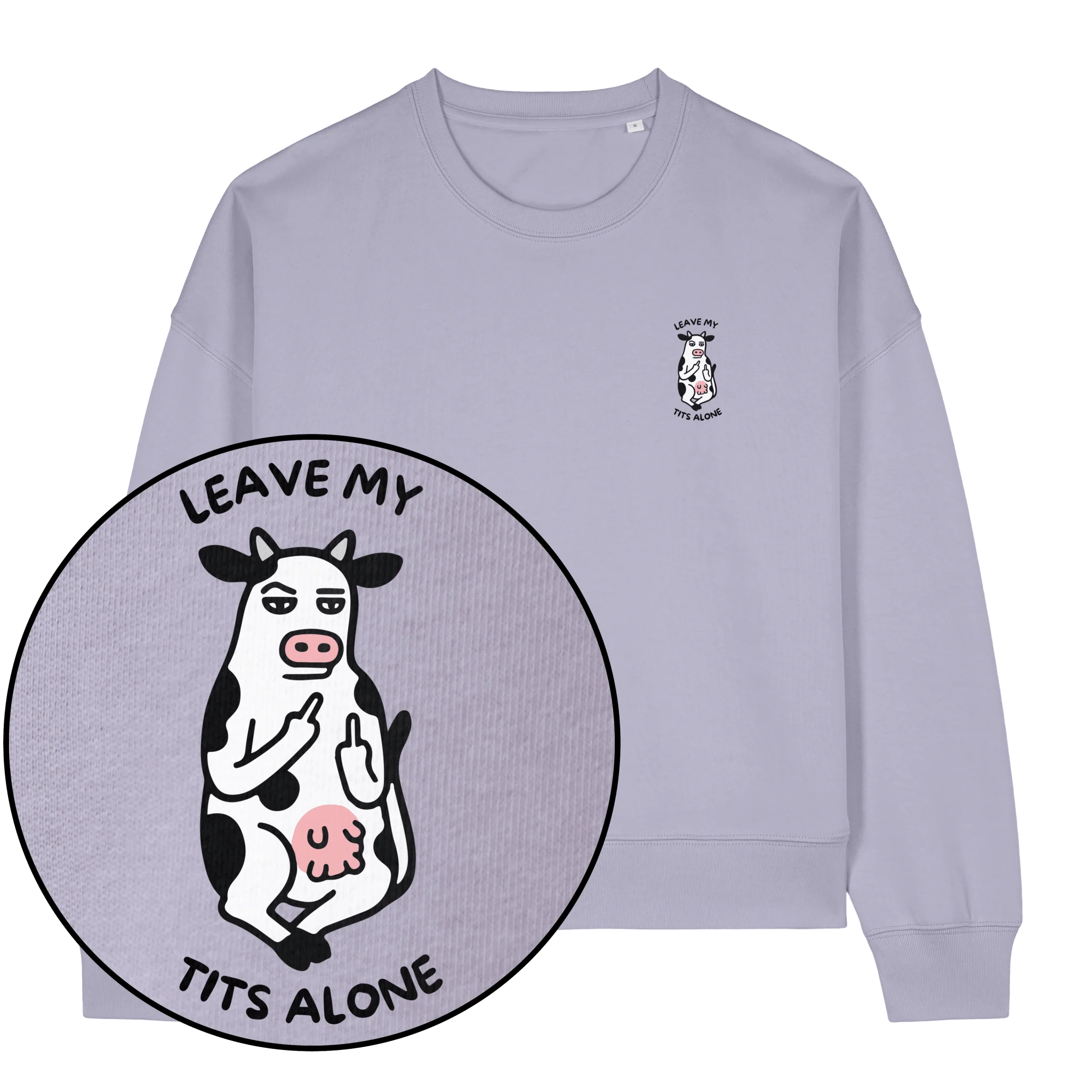 Leave My Tits Alone Women's Sweatshirt - Image 2