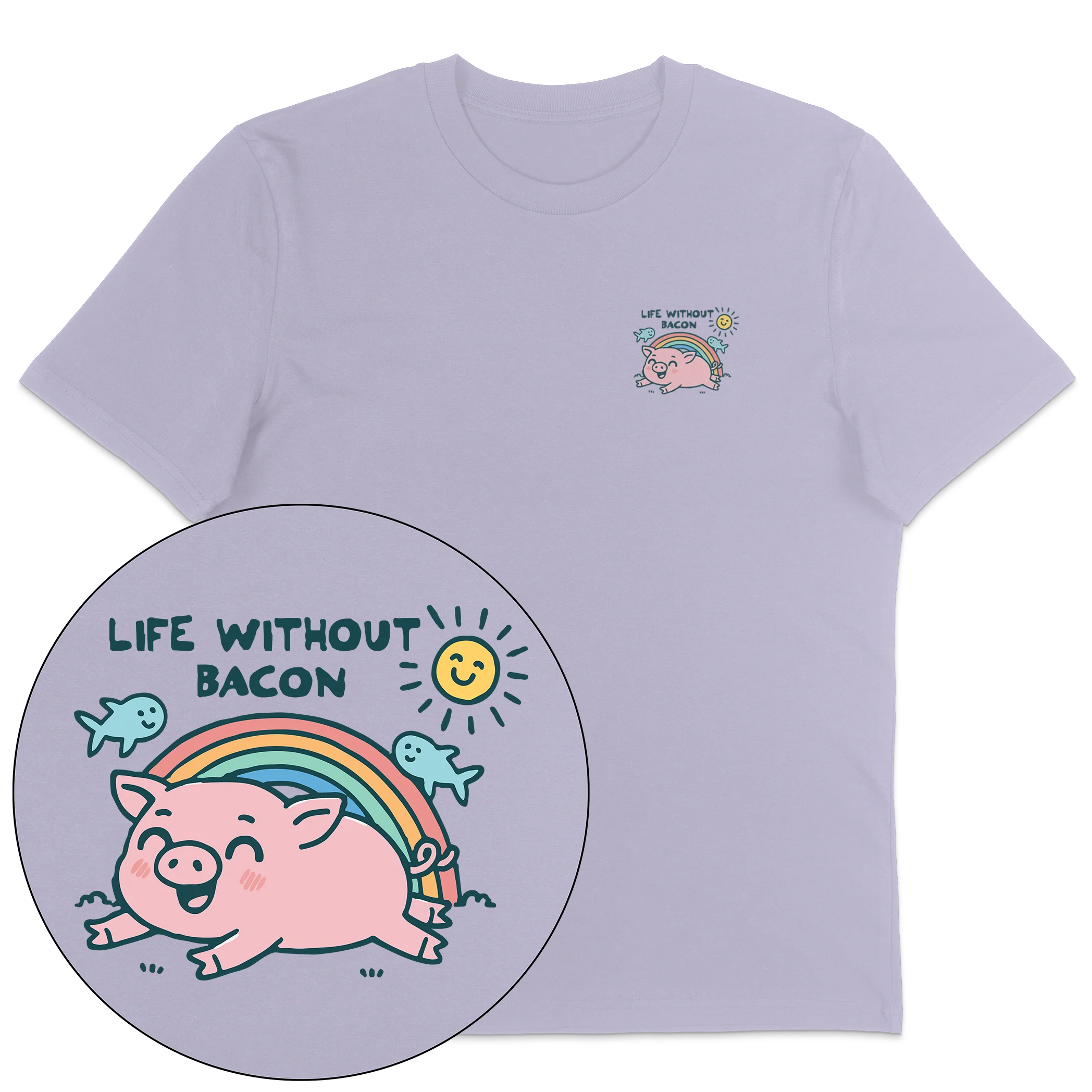 Life Without Bacon T-Shirt - Image 2