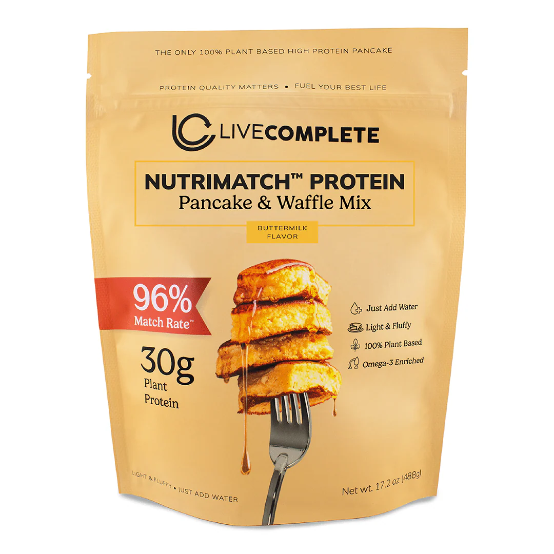 LiveComplete Pancake & Waffle Mix - Performance Blend - Buttermilk Flavor