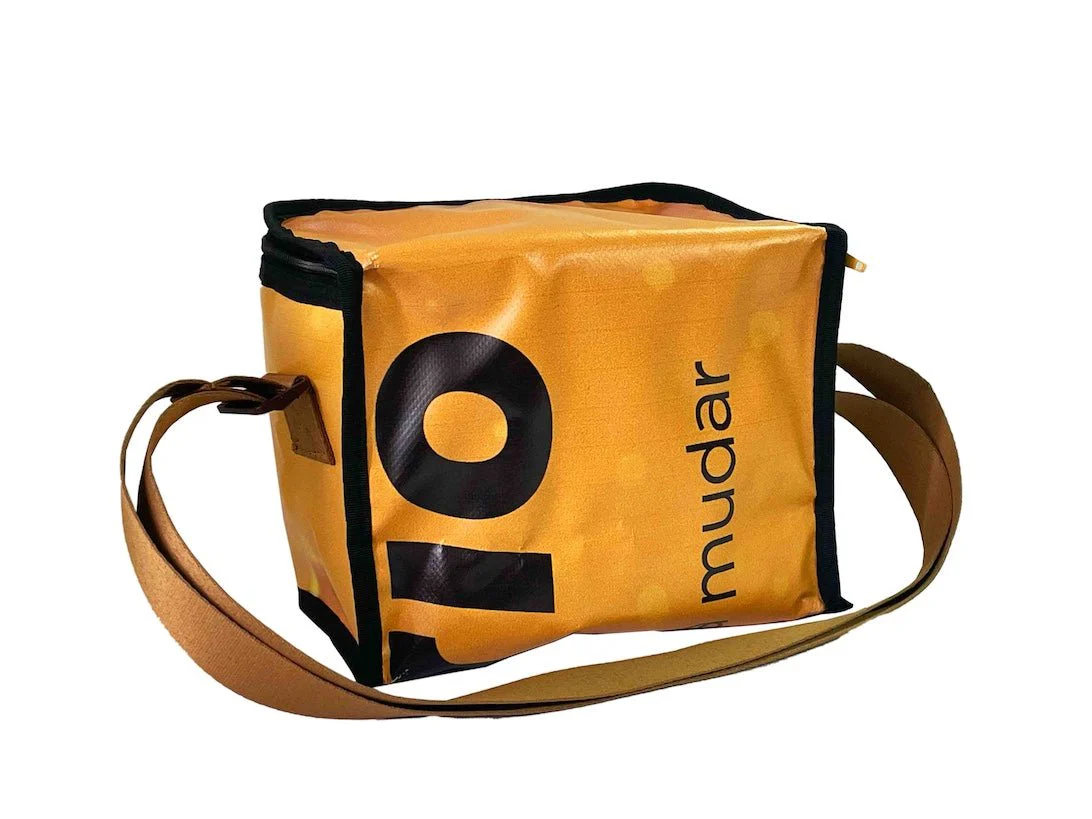 lunch bag coffee package tiles & yellow - Image 2