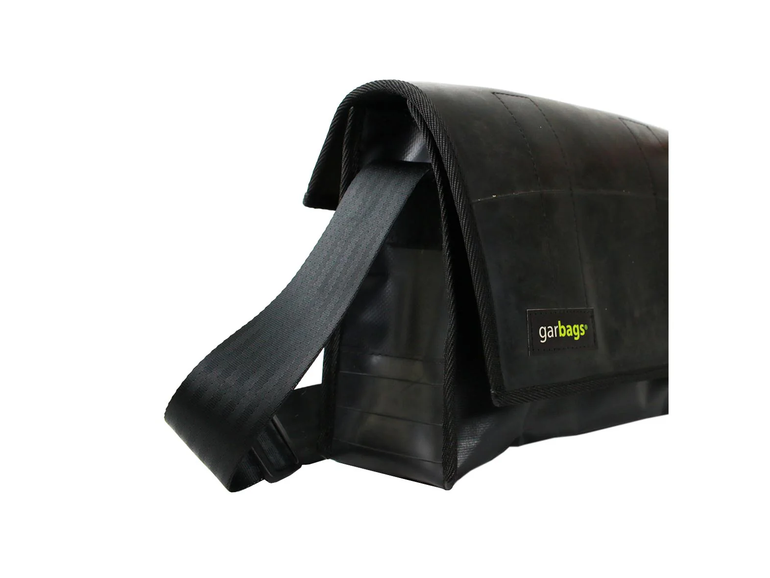 messenger bag M publicity banner & inner tube black - Image 2