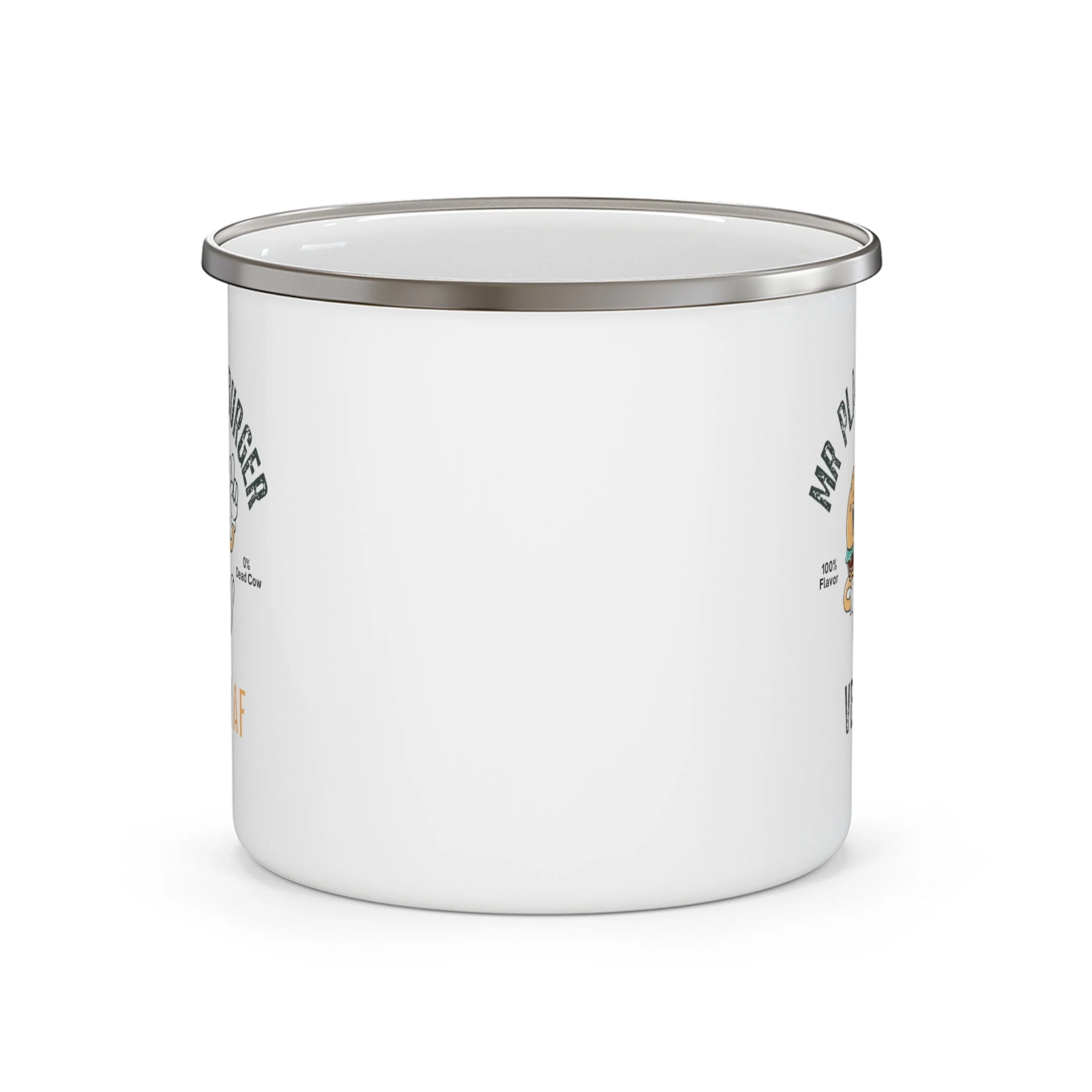 Mr Plant Burger Enamel Mug - Image 2