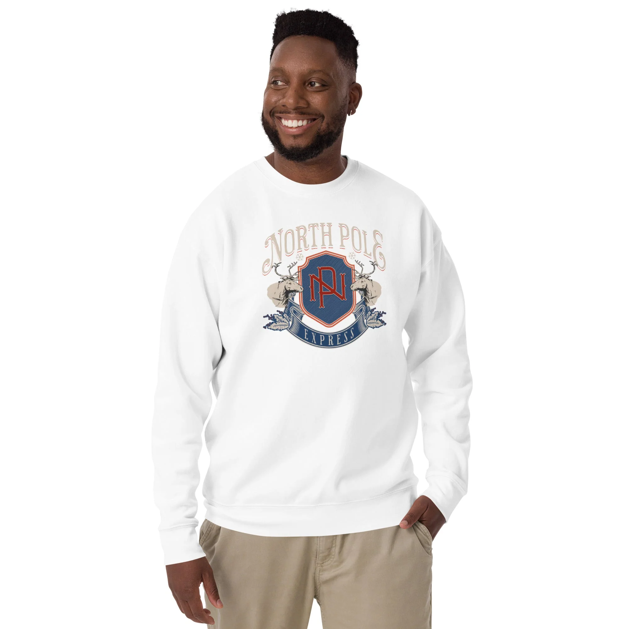 North Pole, Unisex Holiday Sweatshirt - Image 10