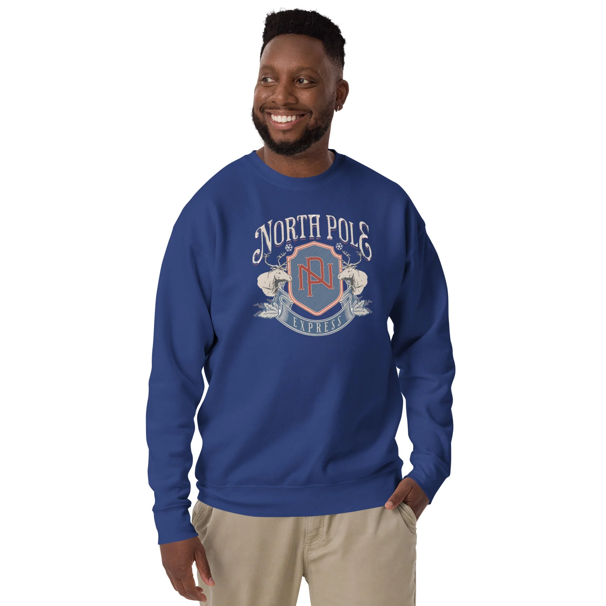 North Pole, Unisex Holiday Sweatshirt - Image 5