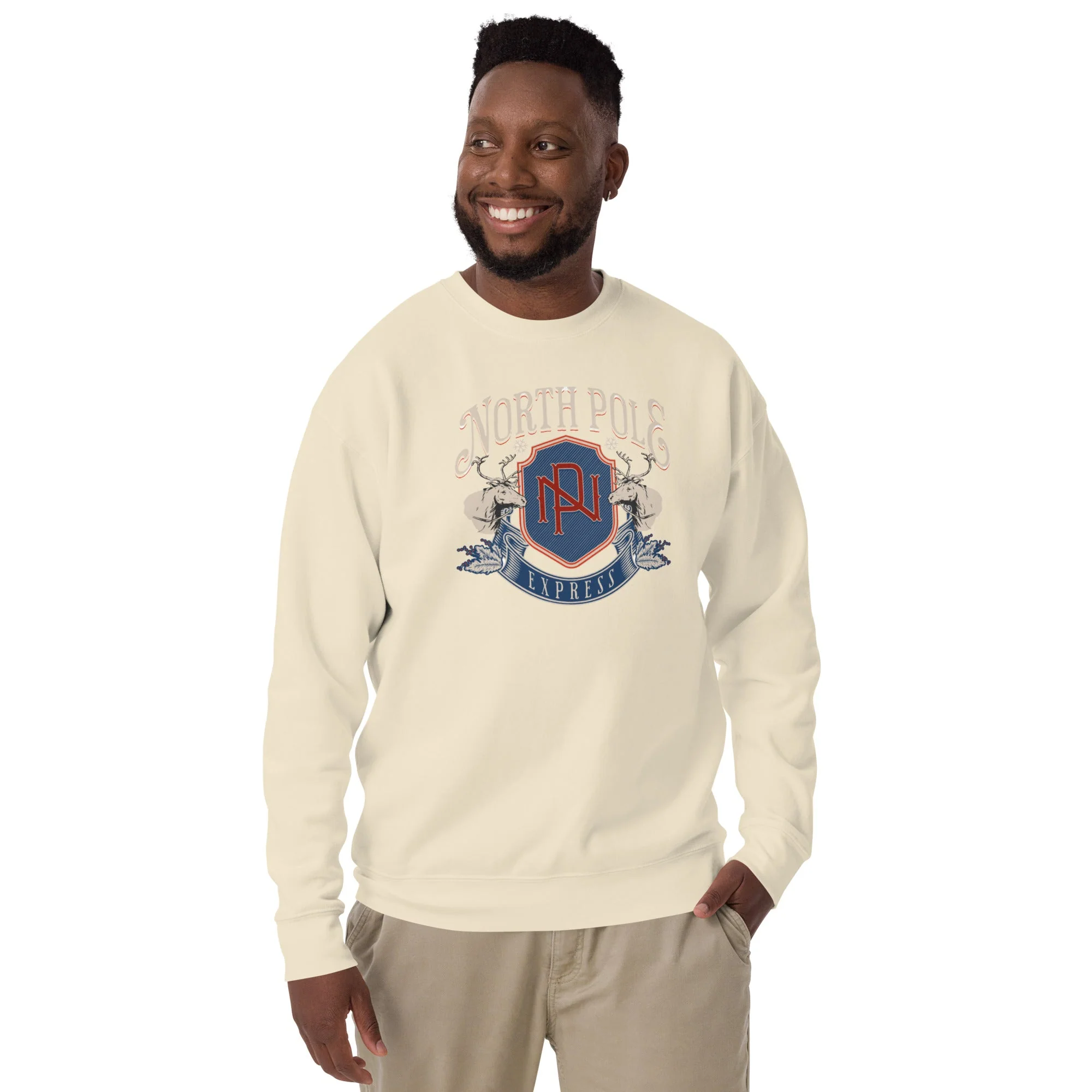 North Pole, Unisex Holiday Sweatshirt - Image 9