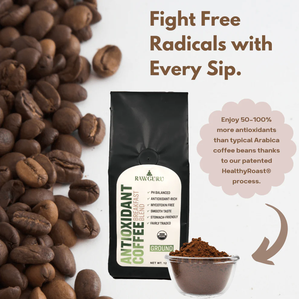 Organic Antioxidant Coffee Breakfast Blend | 12oz - Image 6