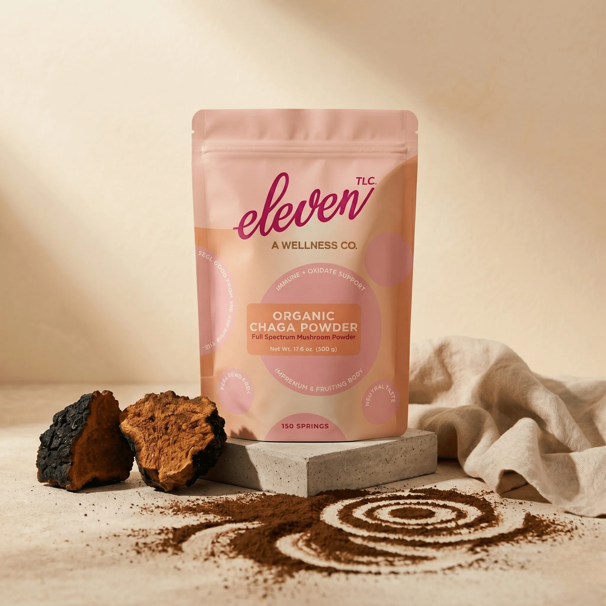Organic Chaga Mushroom Powder — Foodservice 500g - Image 3