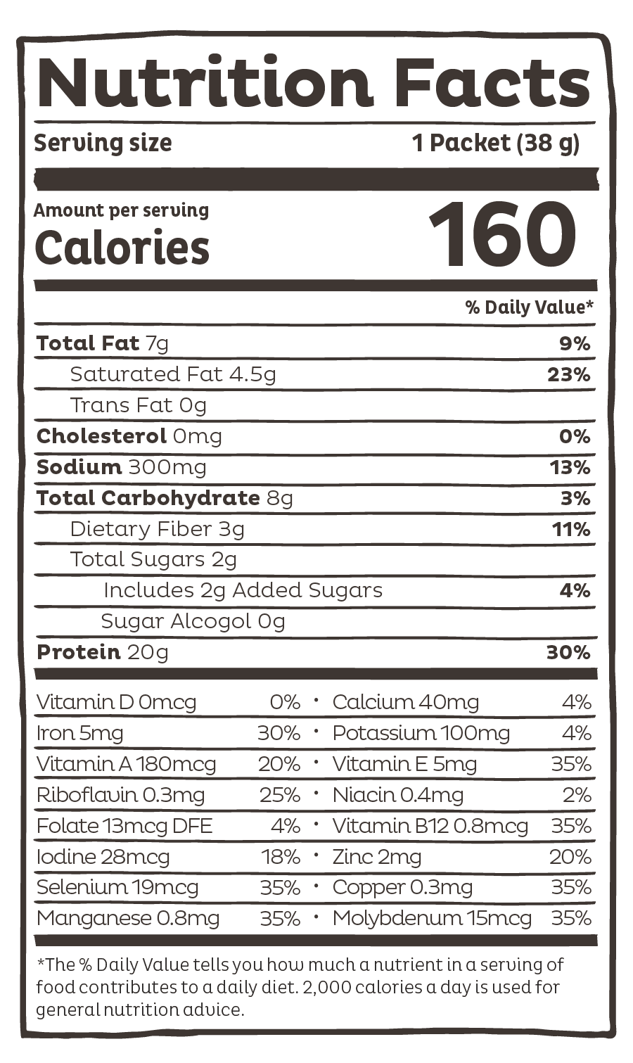 Organic Plant Protein, Strawberries & Cream, Single Serving - Image 2
