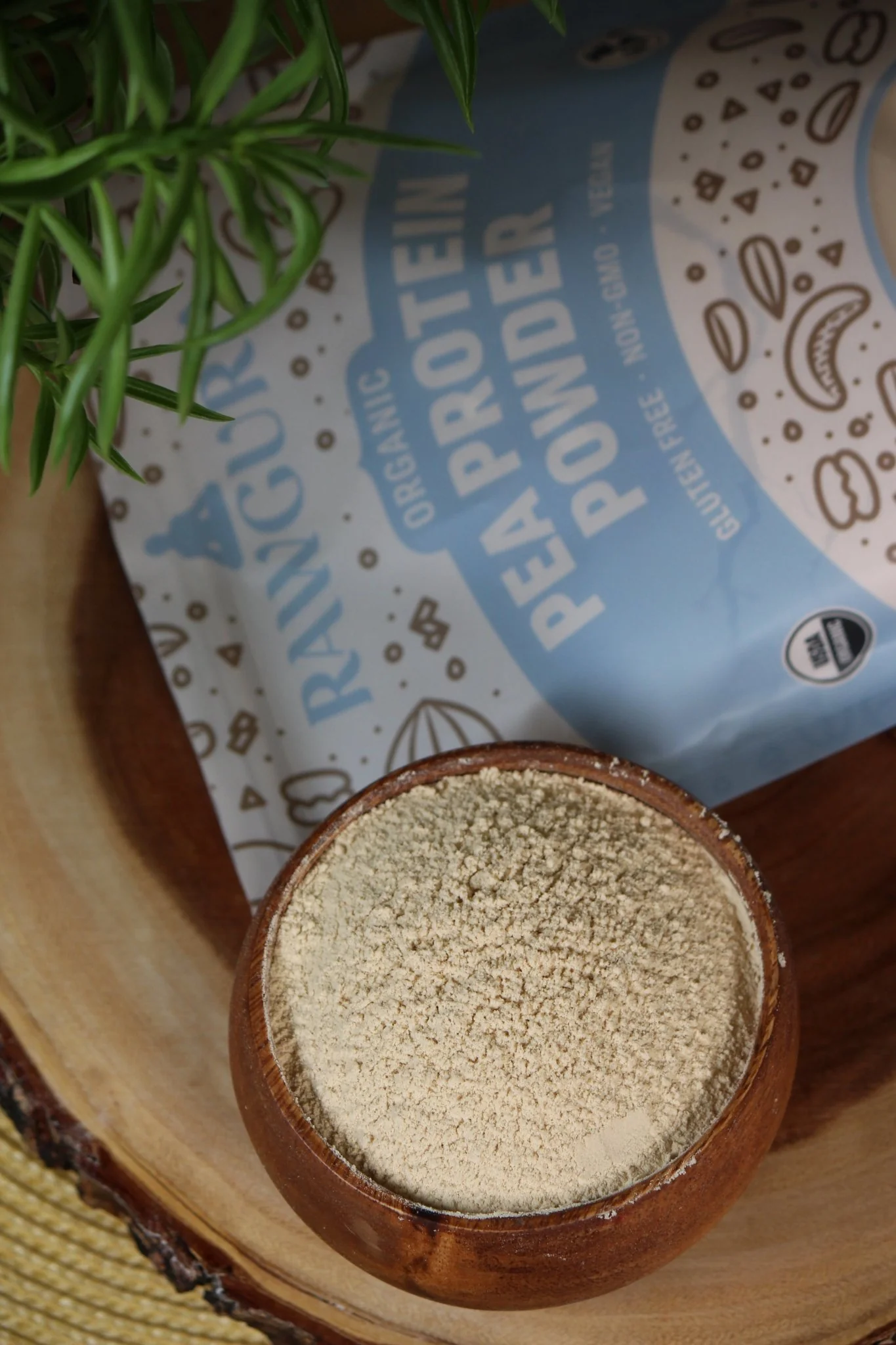 RawGuru Organic Raw Pea Protein Powder - 16oz - Image 4
