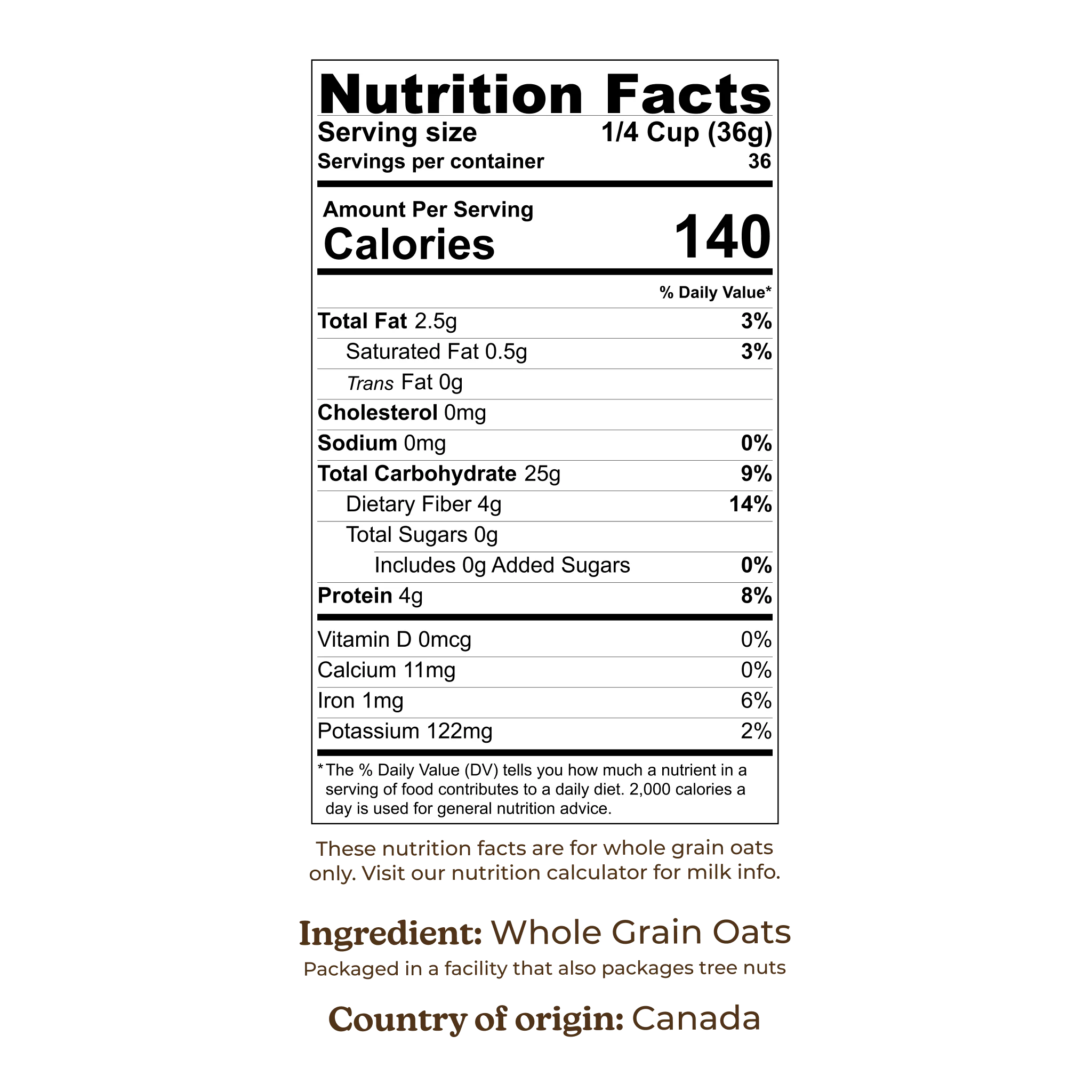 Organic Whole Grain Oats (3lbs) - Image 3