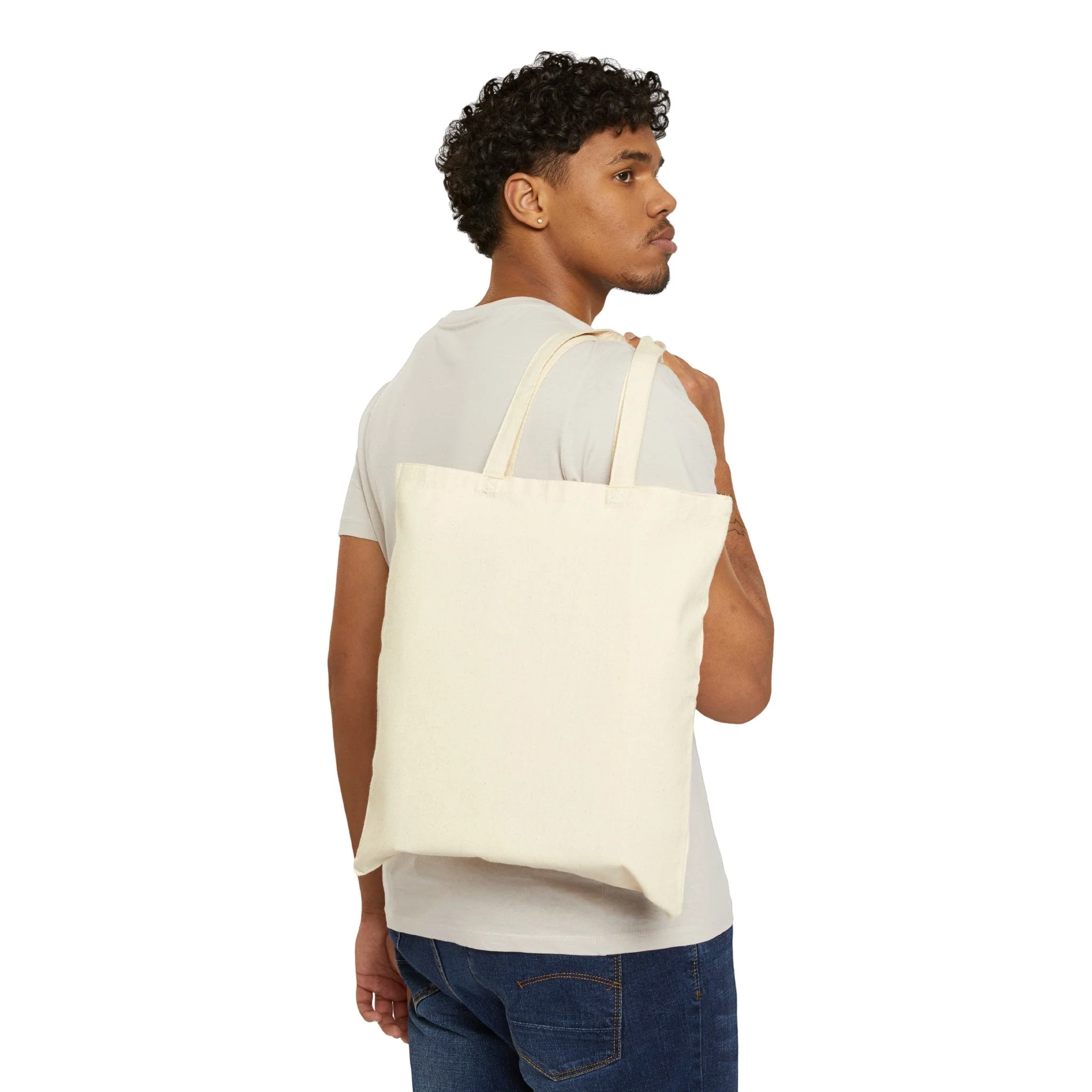 Peace Love Vegan Tote Bag - Image 5