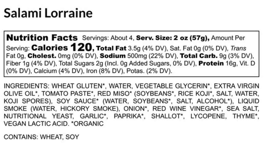 Plant-Based French/Hungarian Salami 3-Pack - Image 6