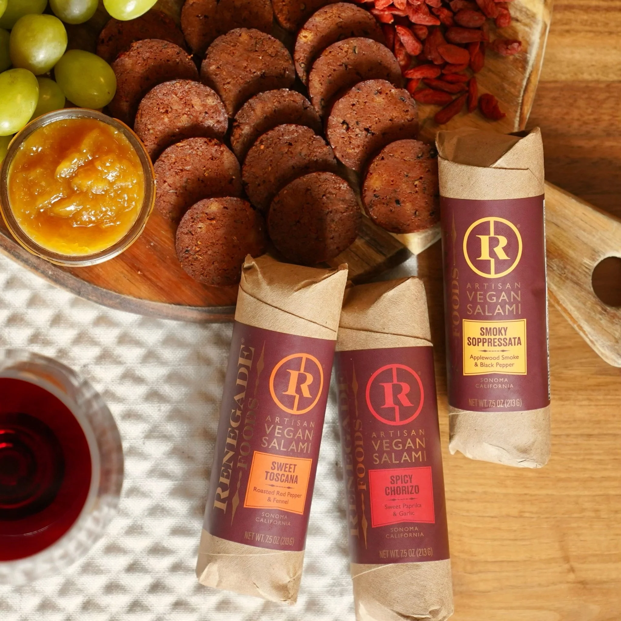 Plant-Based Italian/Spanish Salami 3-Pack - Image 2