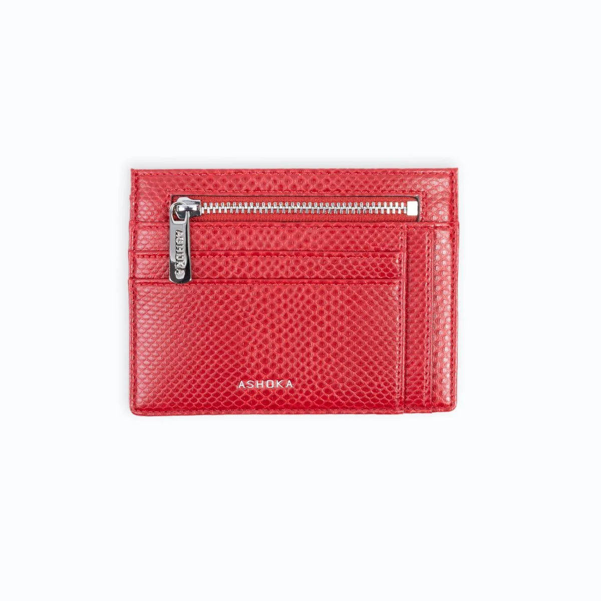 Zipped Uppeal™ Red Lizard Card Holder