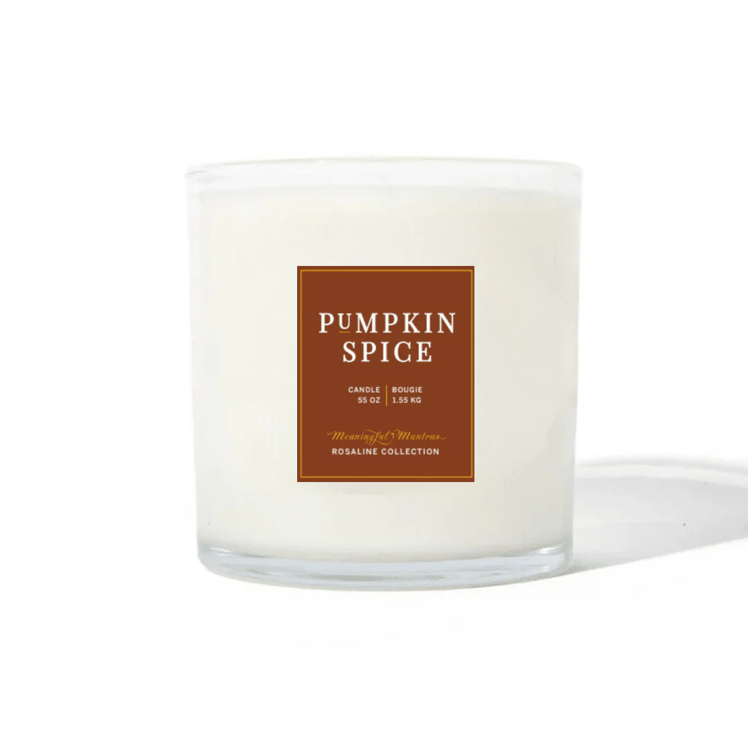 Pumpkin Spice Natural Candle 55oz Rosaline Collection - Image 2