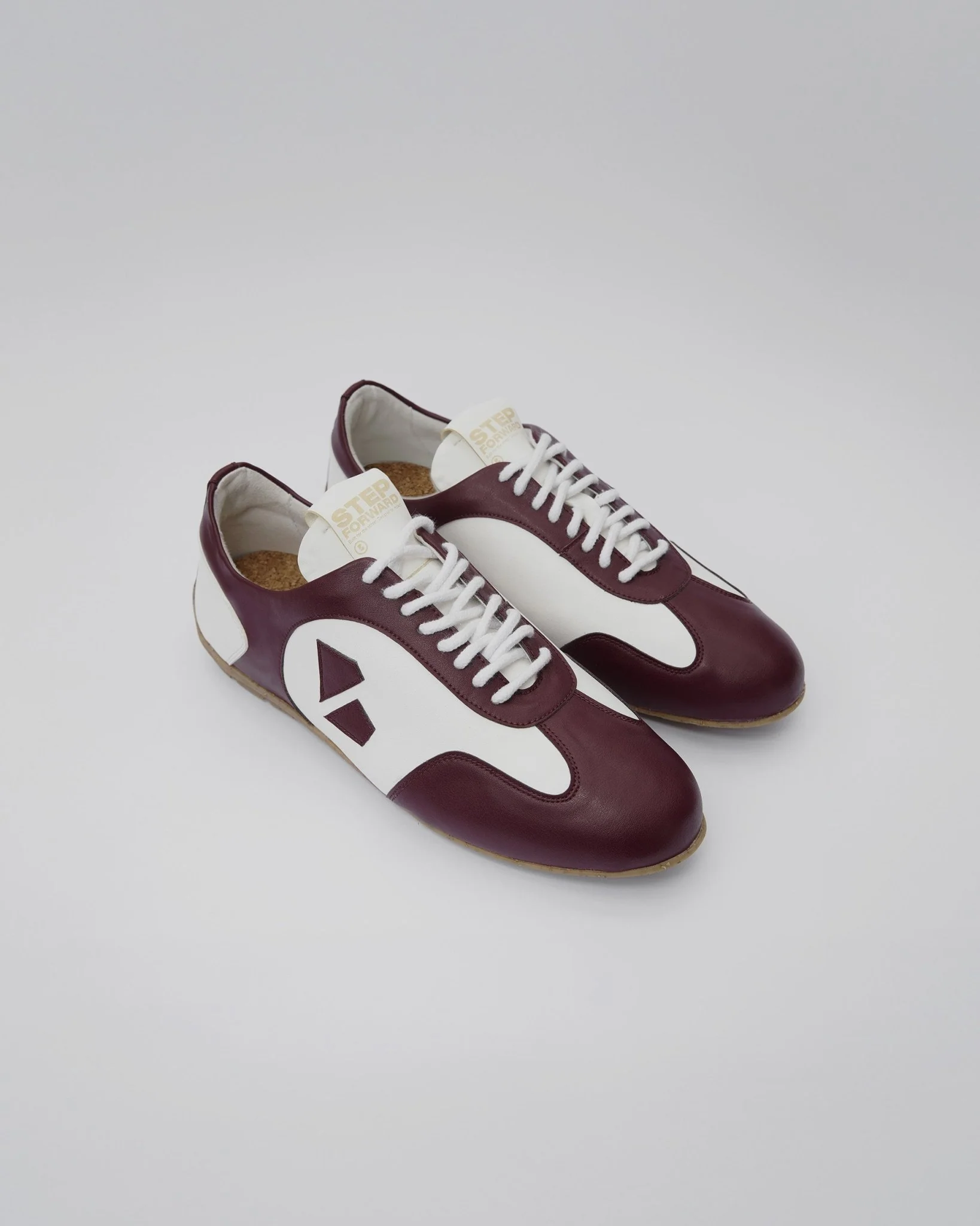 Racer Sneakers Burgundy White - Image 2