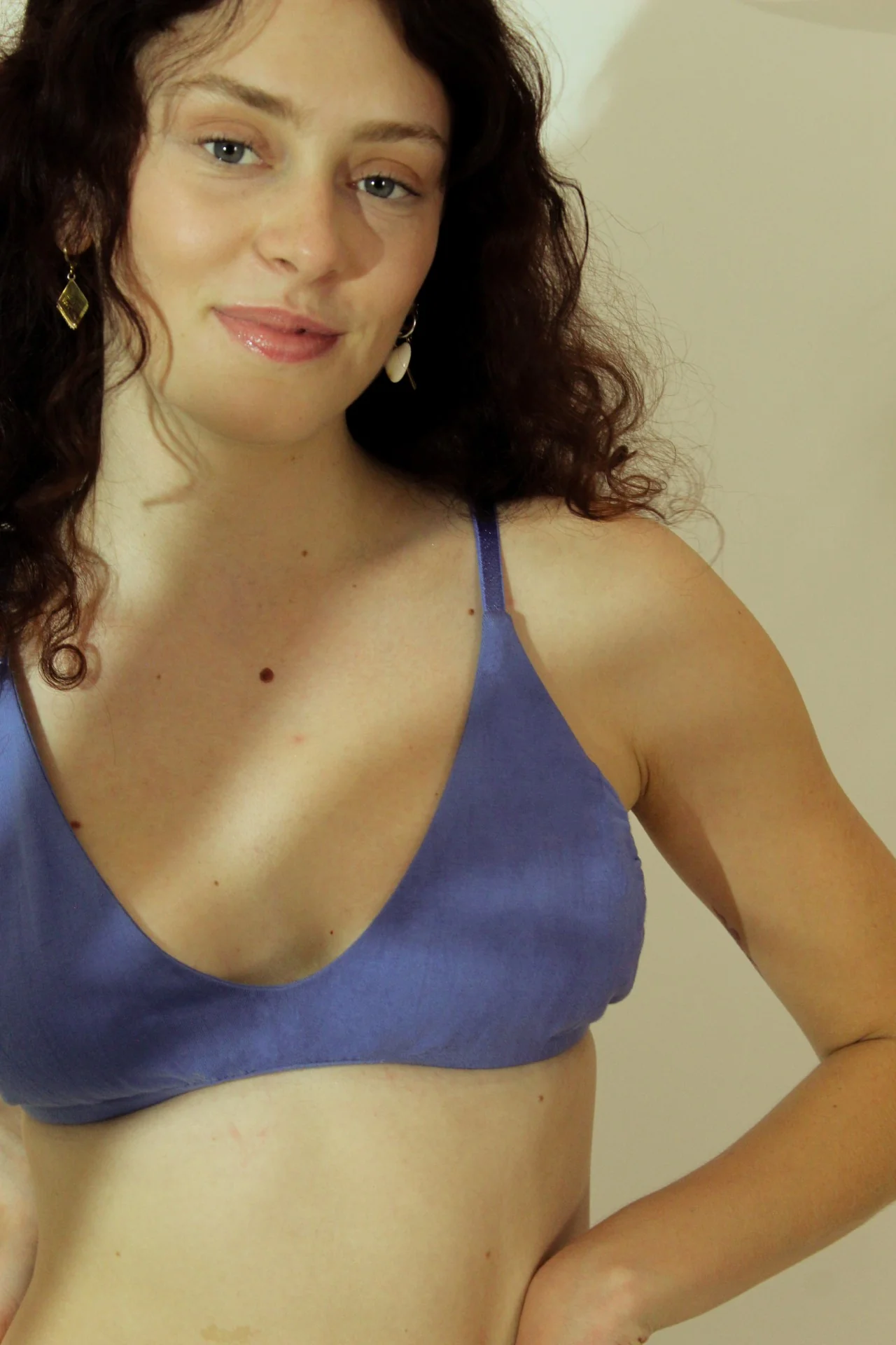 Shanta Bikini Bra- Indigo Flower Blend - Image 9