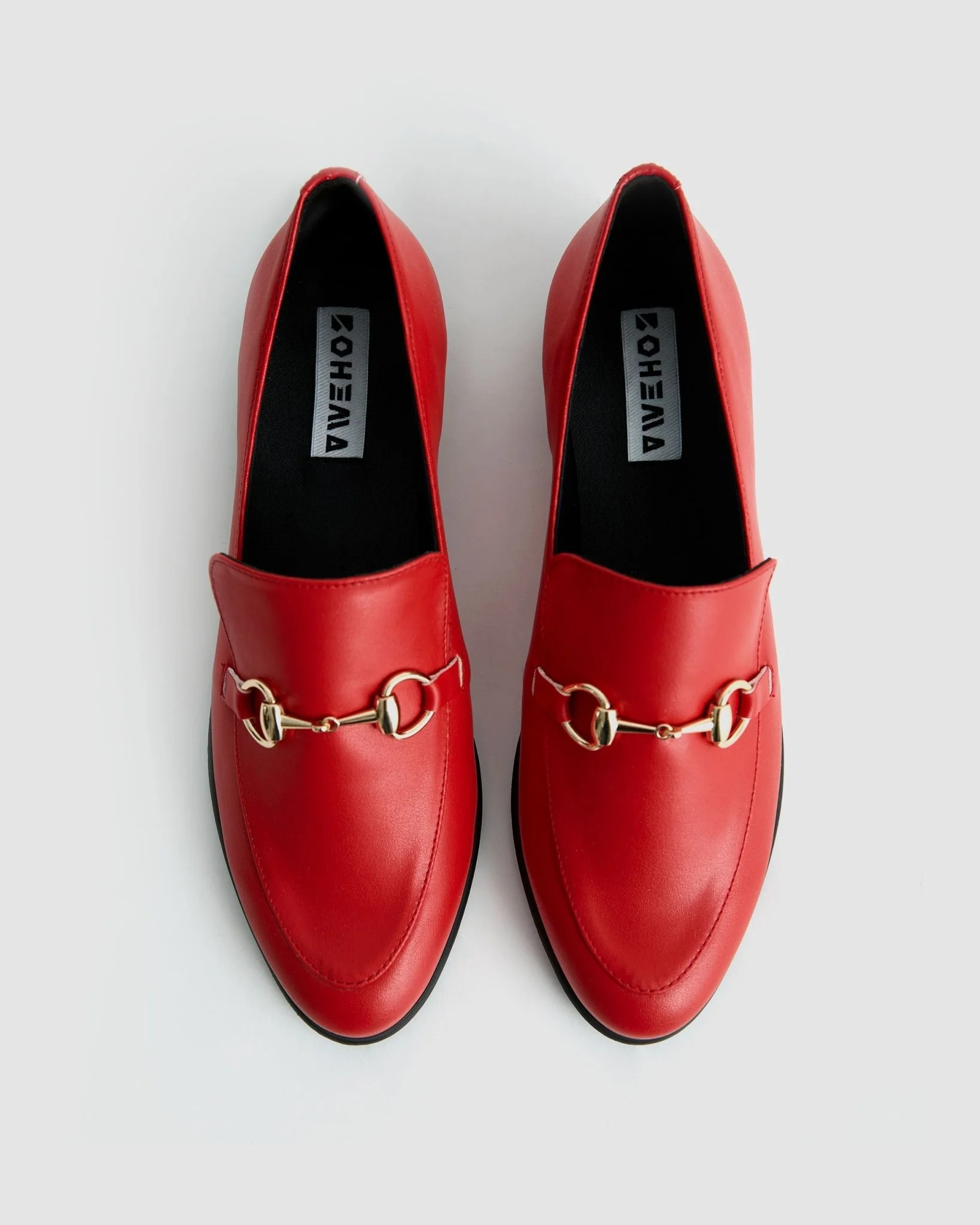 Shiv Loafers red women's moccasins - Image 3