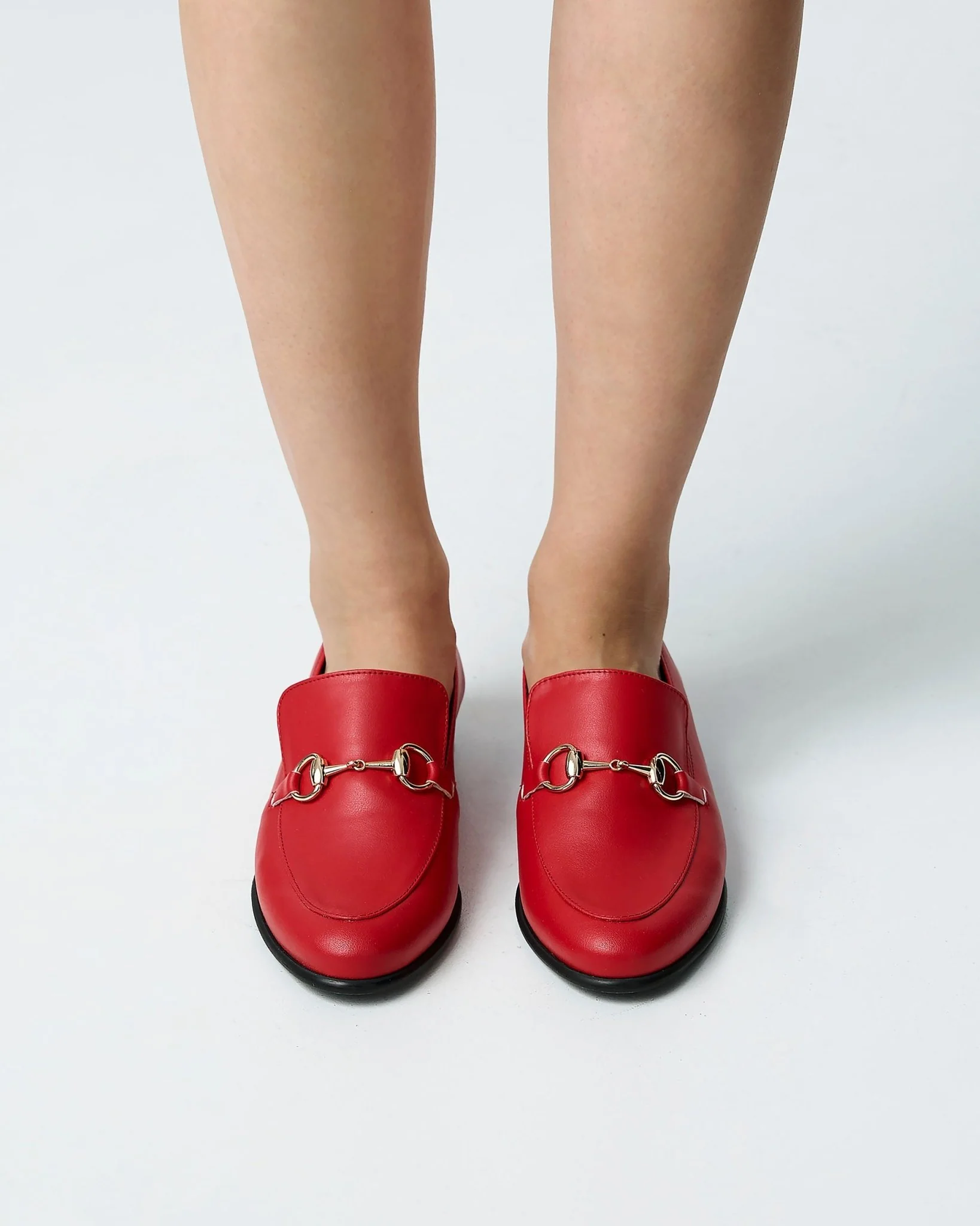 Shiv Loafers red women's moccasins - Image 6