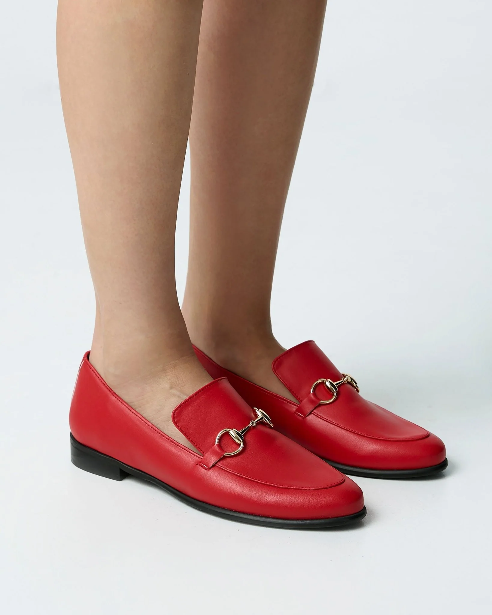 Shiv Loafers red women's moccasins - Image 7