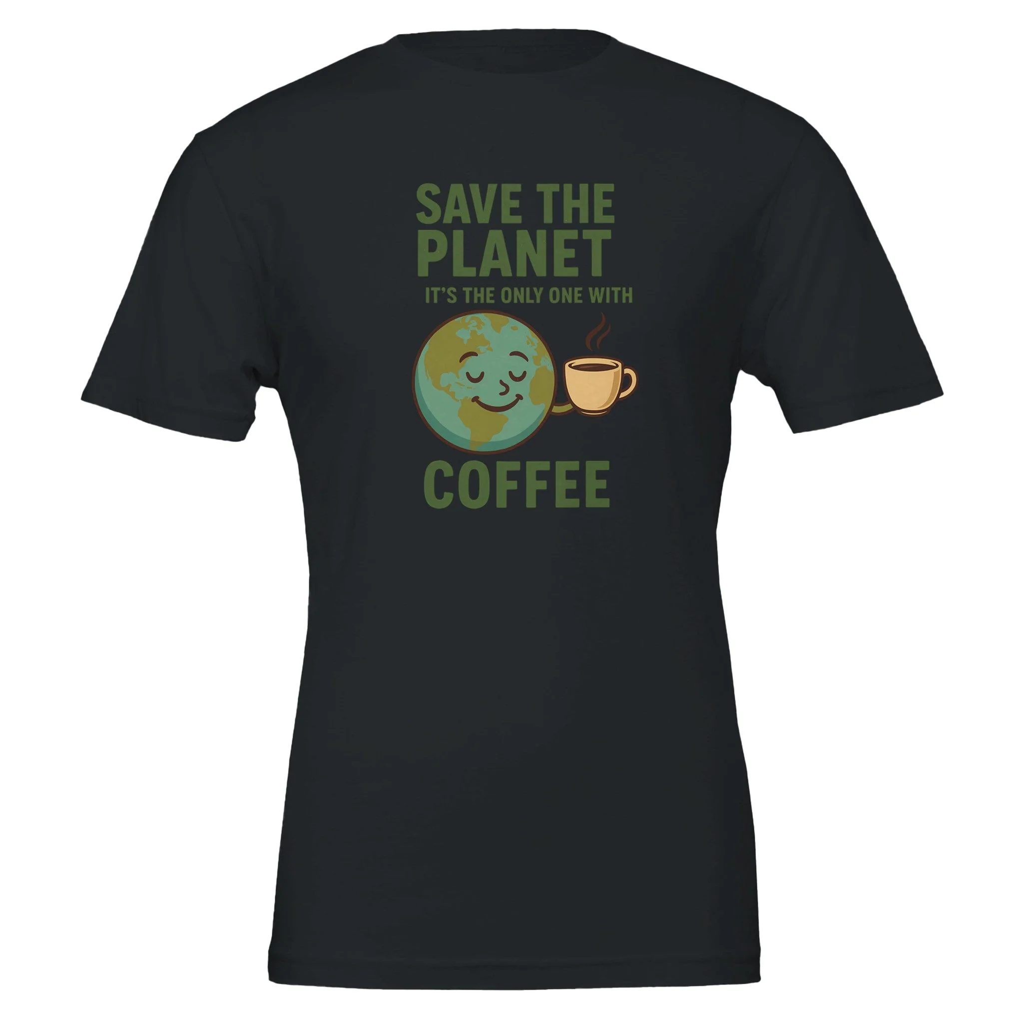 The Only Planet With Coffee, Funny Tshirt - Image 6
