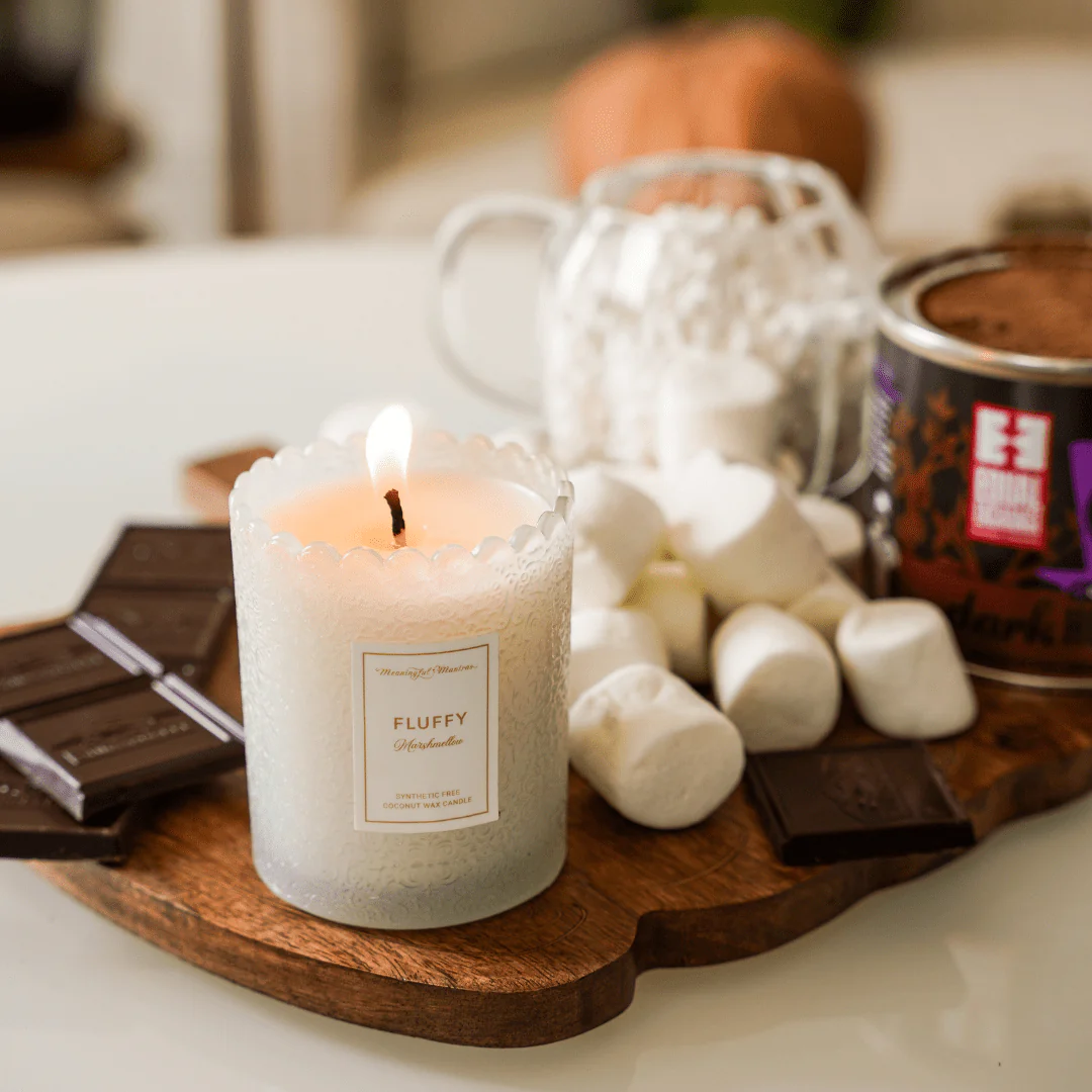 Toasted Marshmallow Natural Candle 8oz Kaia Collection - Image 2