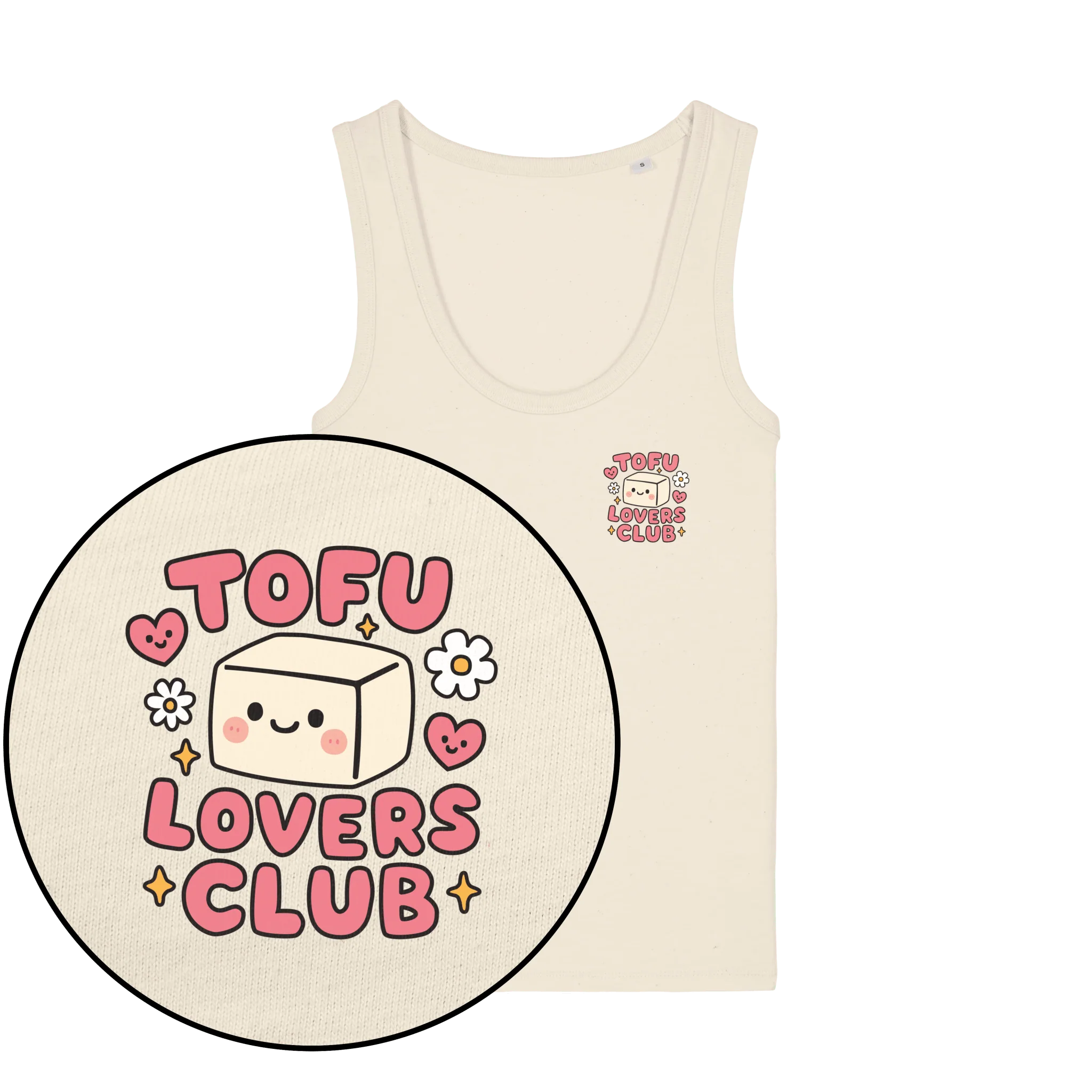 Tofu Lovers Club Women's Tank Top - Image 4
