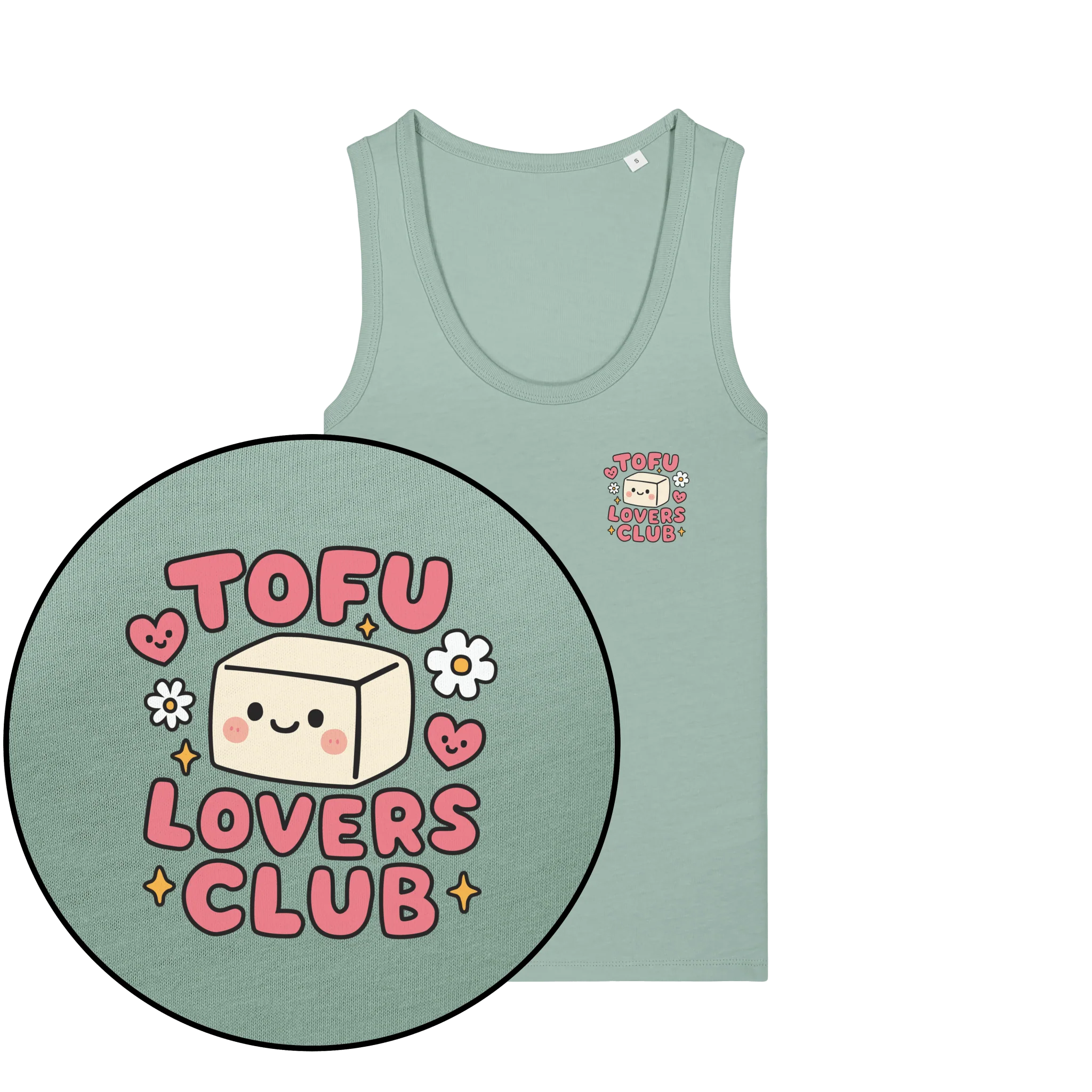 Tofu Lovers Club Women's Tank Top - Image 5