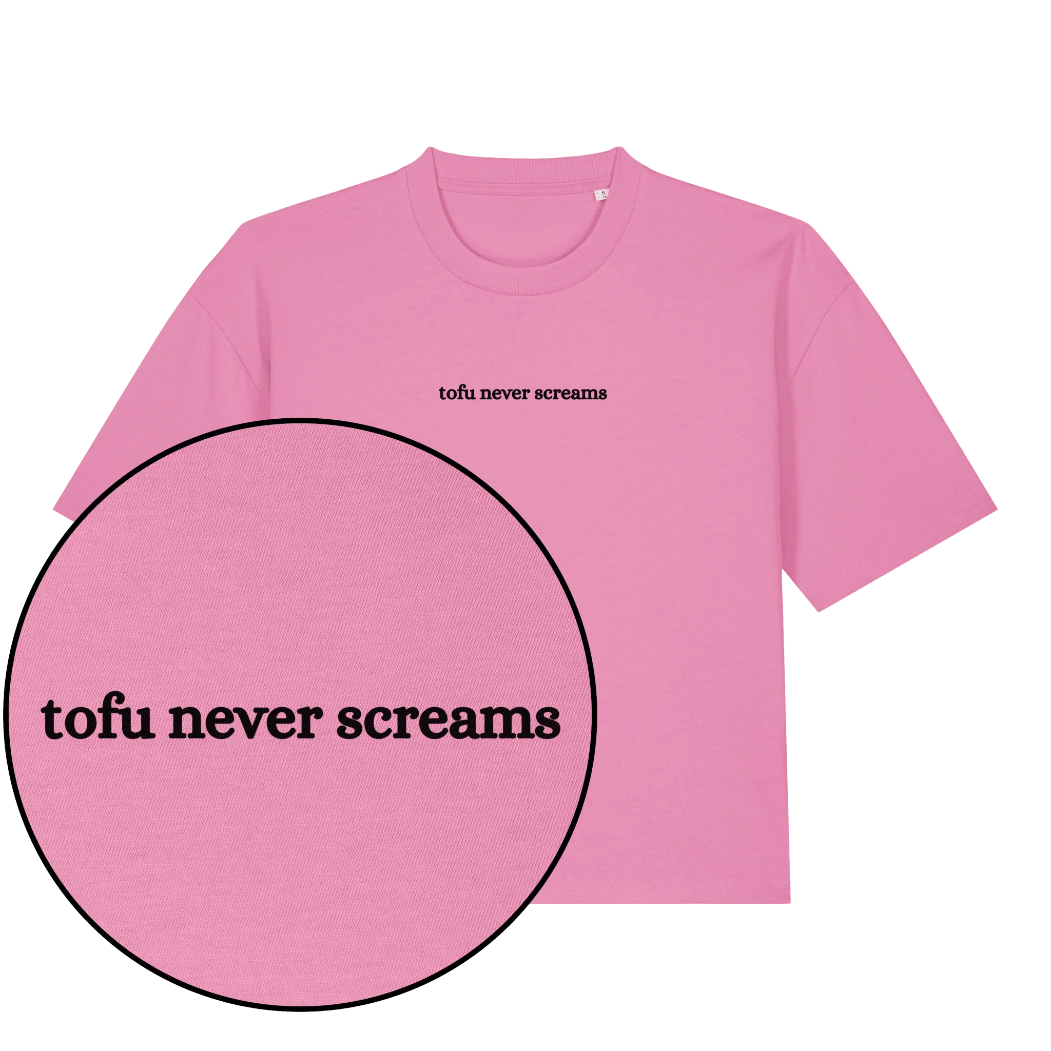 Tofu Never Screams Women's Boxy T-Shirt - Image 5
