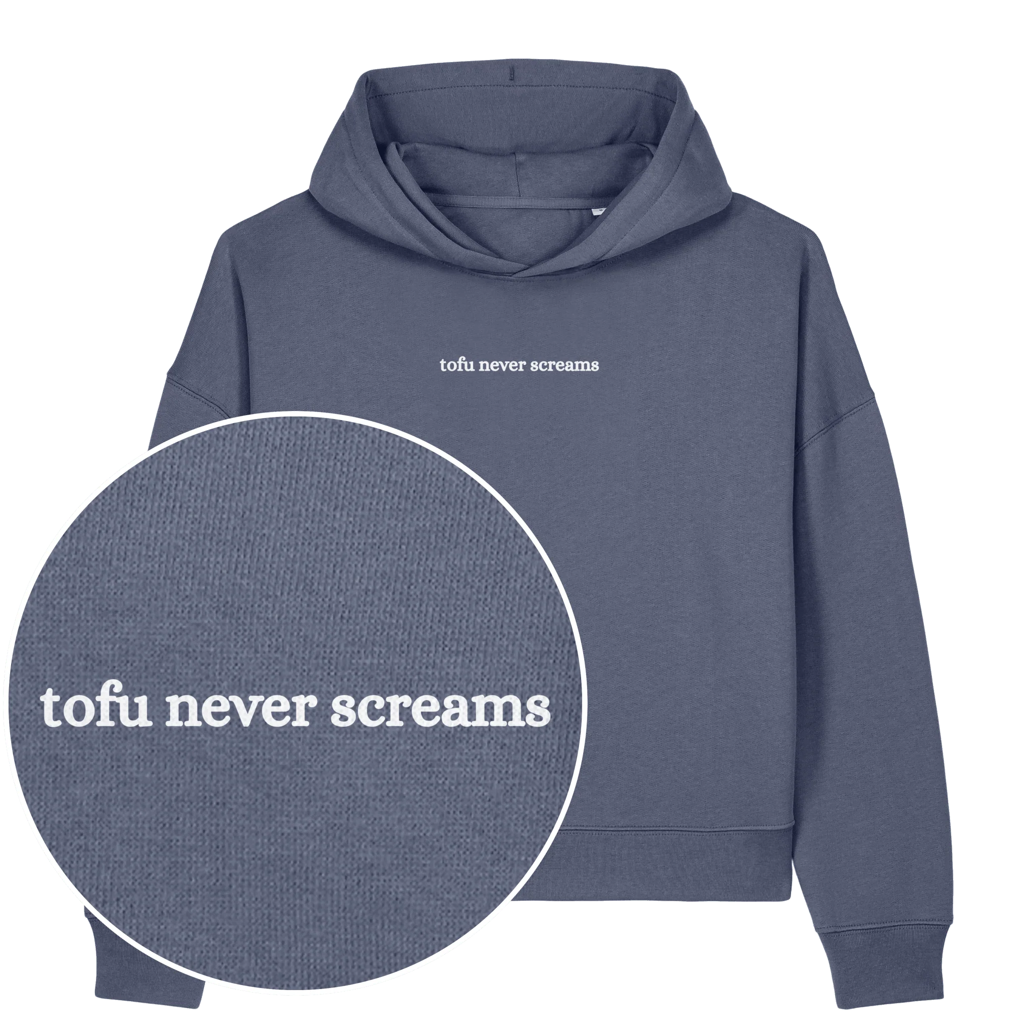 Tofu Never Screams Women's Hoodie - Image 2