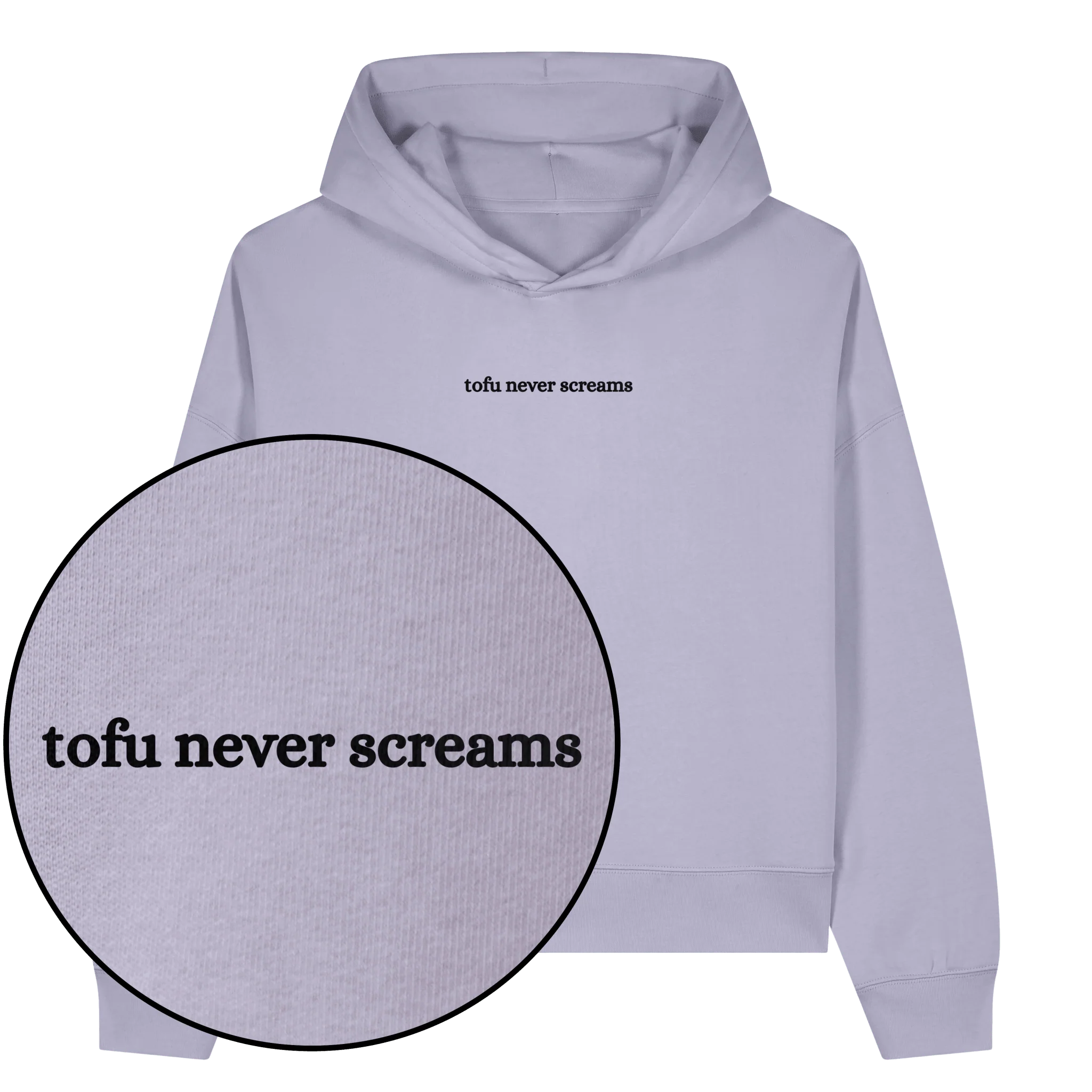 Tofu Never Screams Women's Hoodie - Image 4