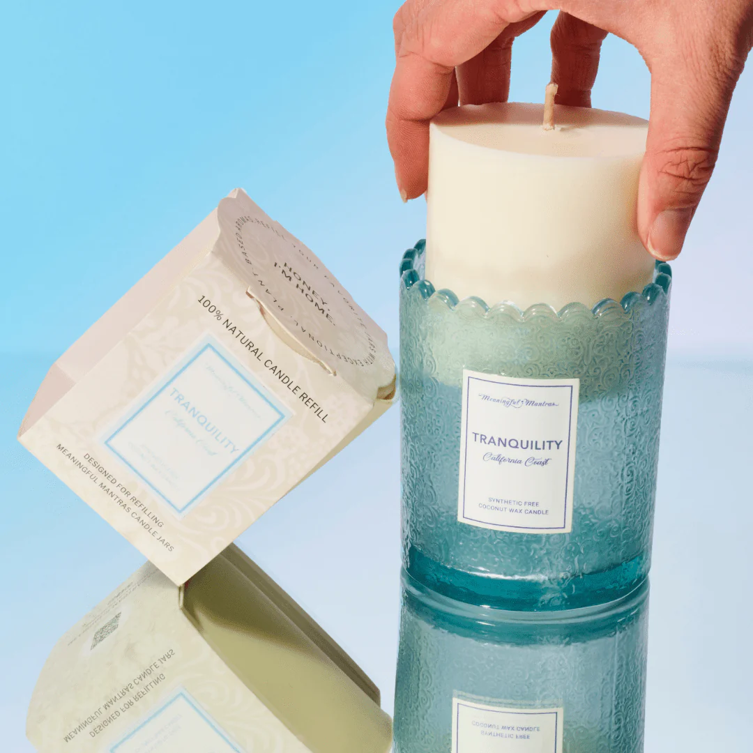 Tranquility California Coast Natural Candle 8oz Kaia Collection - Image 3