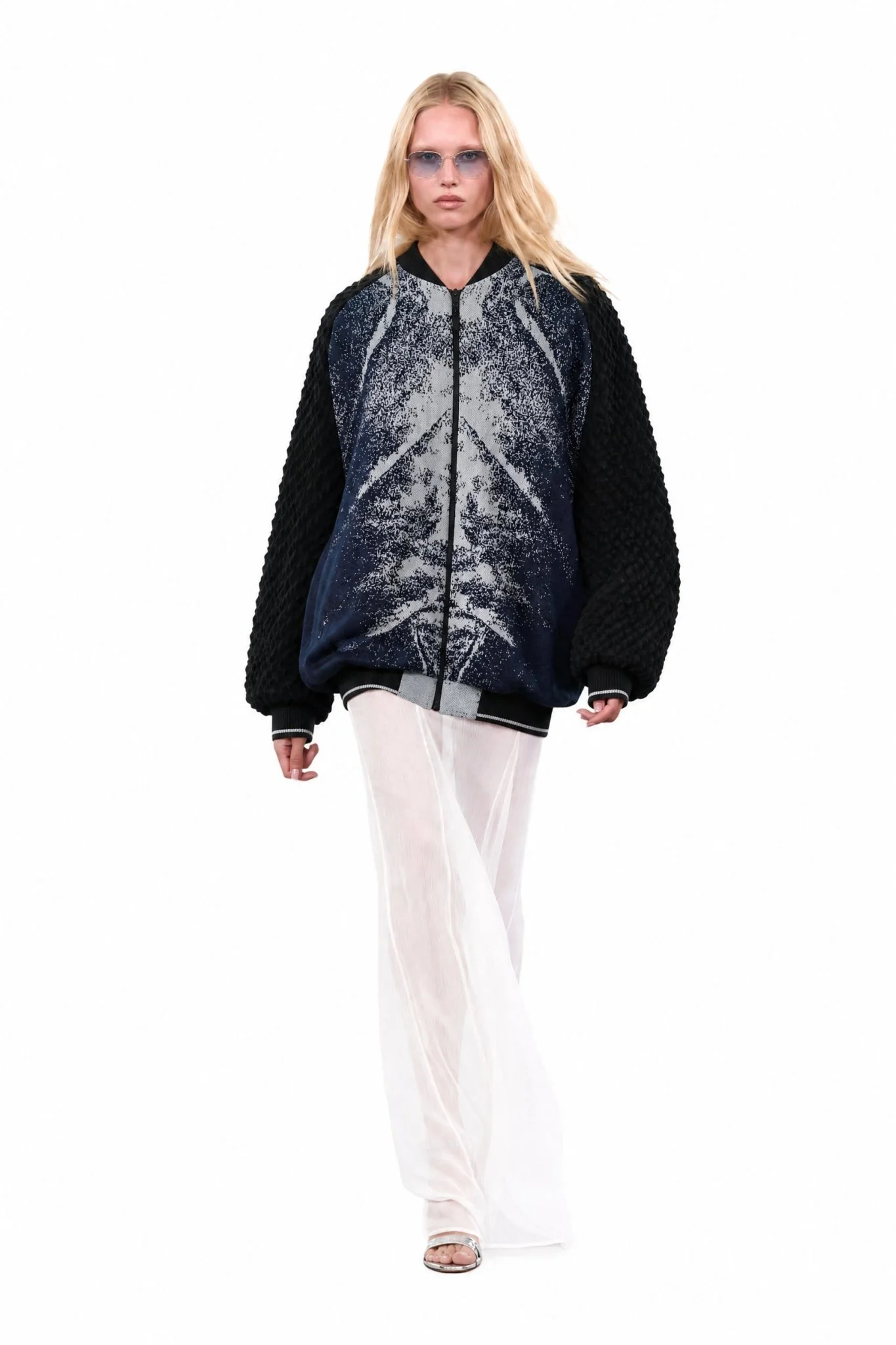 Unisex Eco Oversized Bomber — Whale Limited Edition - Image 2