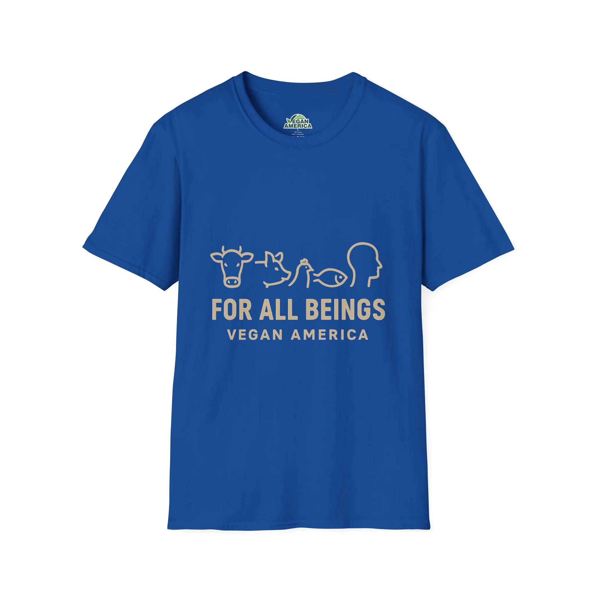 Unisex Vegan America T-Shirt, Eco-Friendly Apparel, Plant-Based Lifestyle Shirt, Perfect Gift for Vegans, Animal Rights Awareness Wear - Image 10