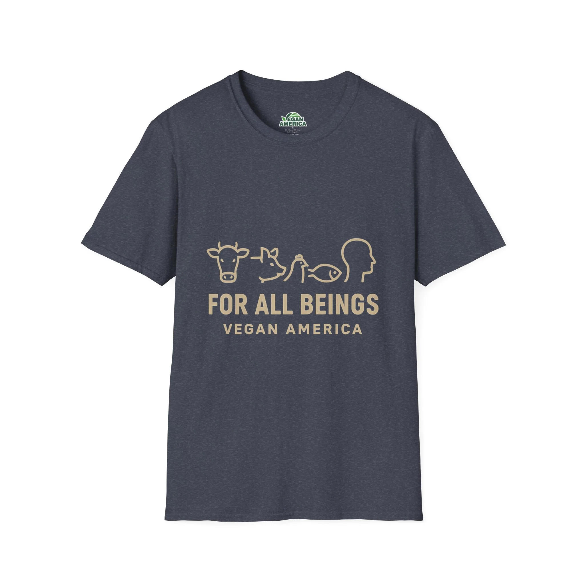 Unisex Vegan America T-Shirt, Eco-Friendly Apparel, Plant-Based Lifestyle Shirt, Perfect Gift for Vegans, Animal Rights Awareness Wear - Image 13