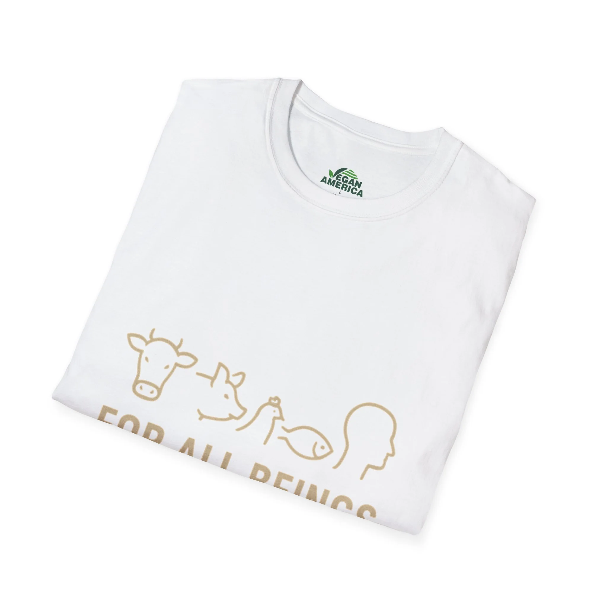 Unisex Vegan America T-Shirt, Eco-Friendly Apparel, Plant-Based Lifestyle Shirt, Perfect Gift for Vegans, Animal Rights Awareness Wear - Image 19