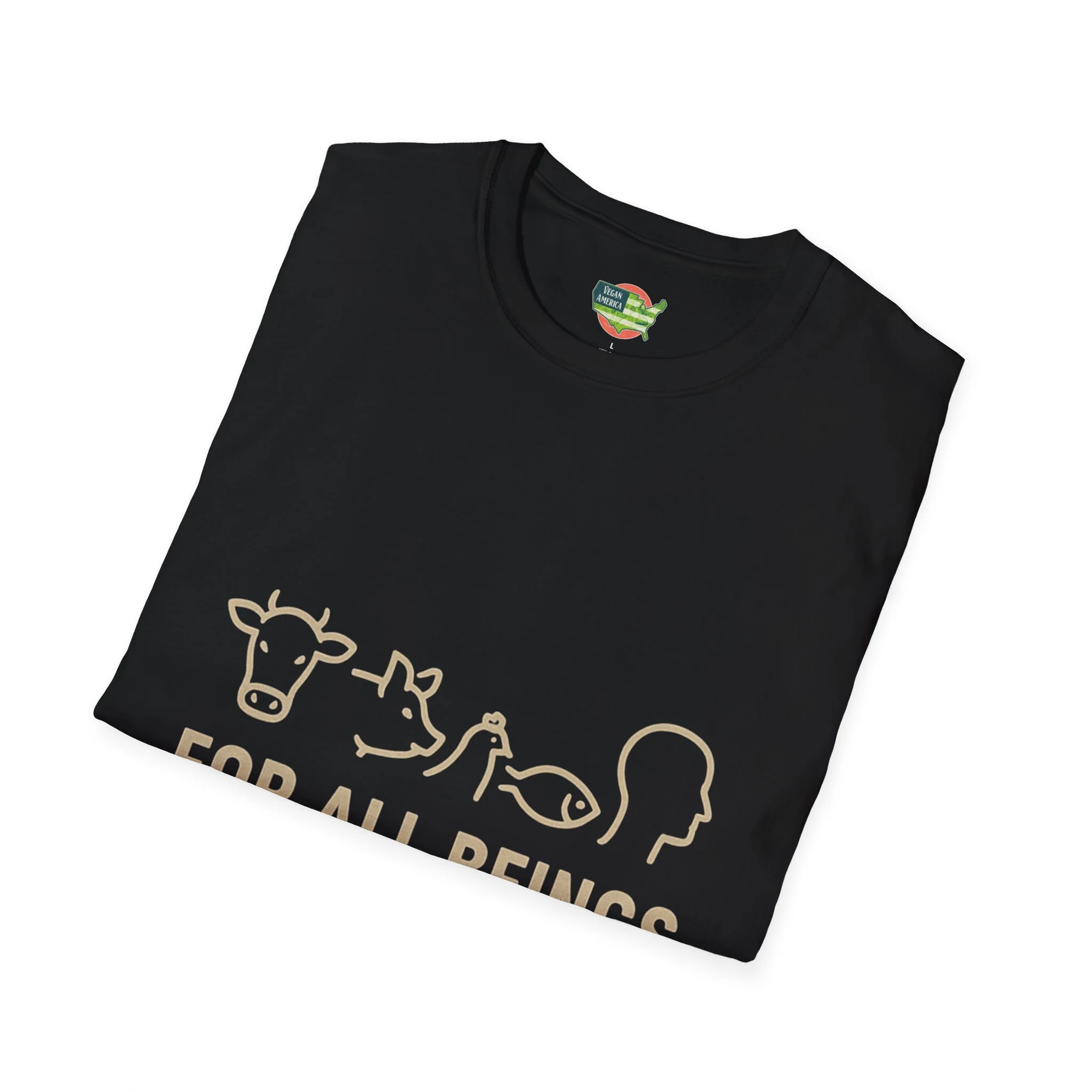 Unisex Vegan America T-Shirt, Eco-Friendly Apparel, Plant-Based Lifestyle Shirt, Perfect Gift for Vegans, Animal Rights Awareness Wear - Image 22