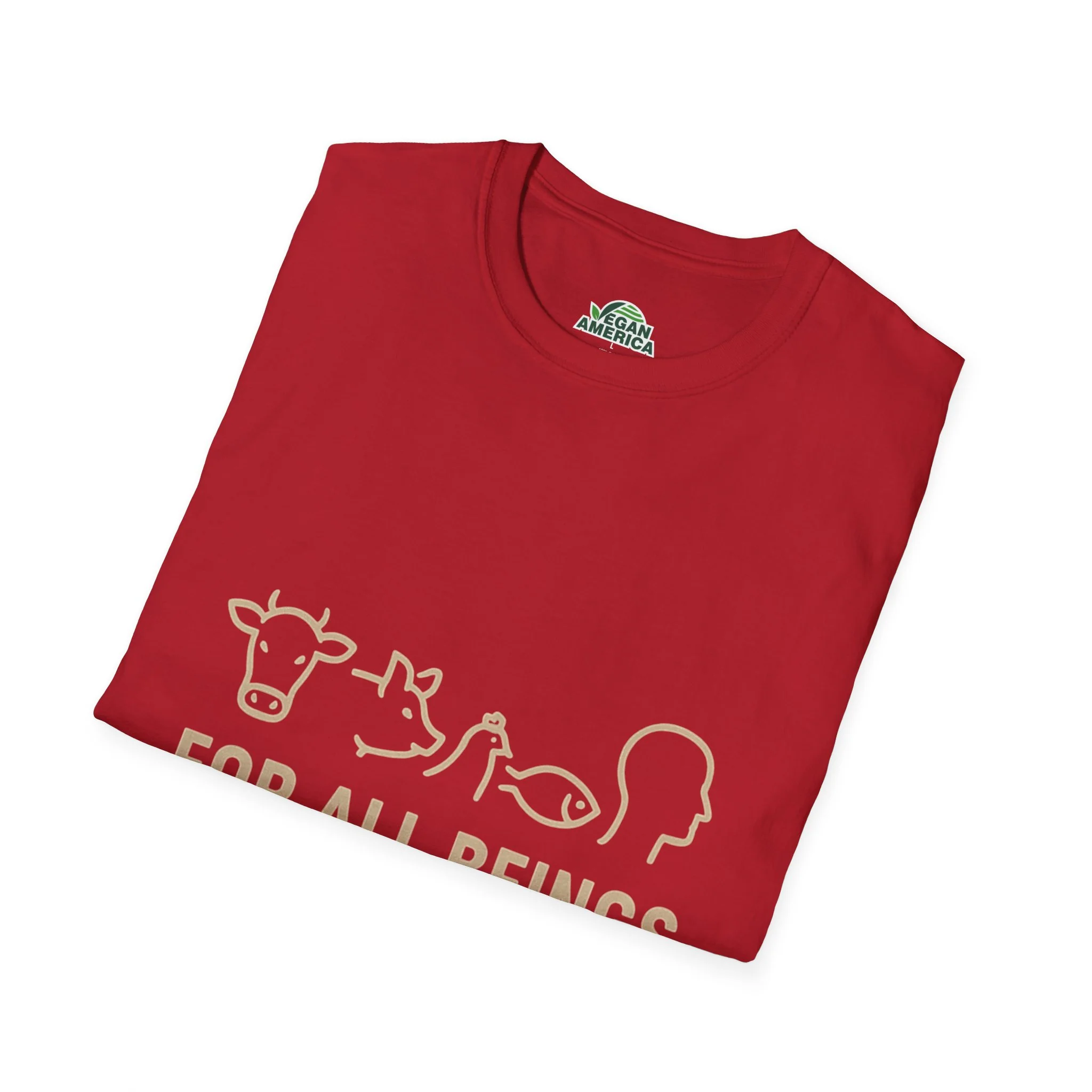 Unisex Vegan America T-Shirt, Eco-Friendly Apparel, Plant-Based Lifestyle Shirt, Perfect Gift for Vegans, Animal Rights Awareness Wear - Image 64