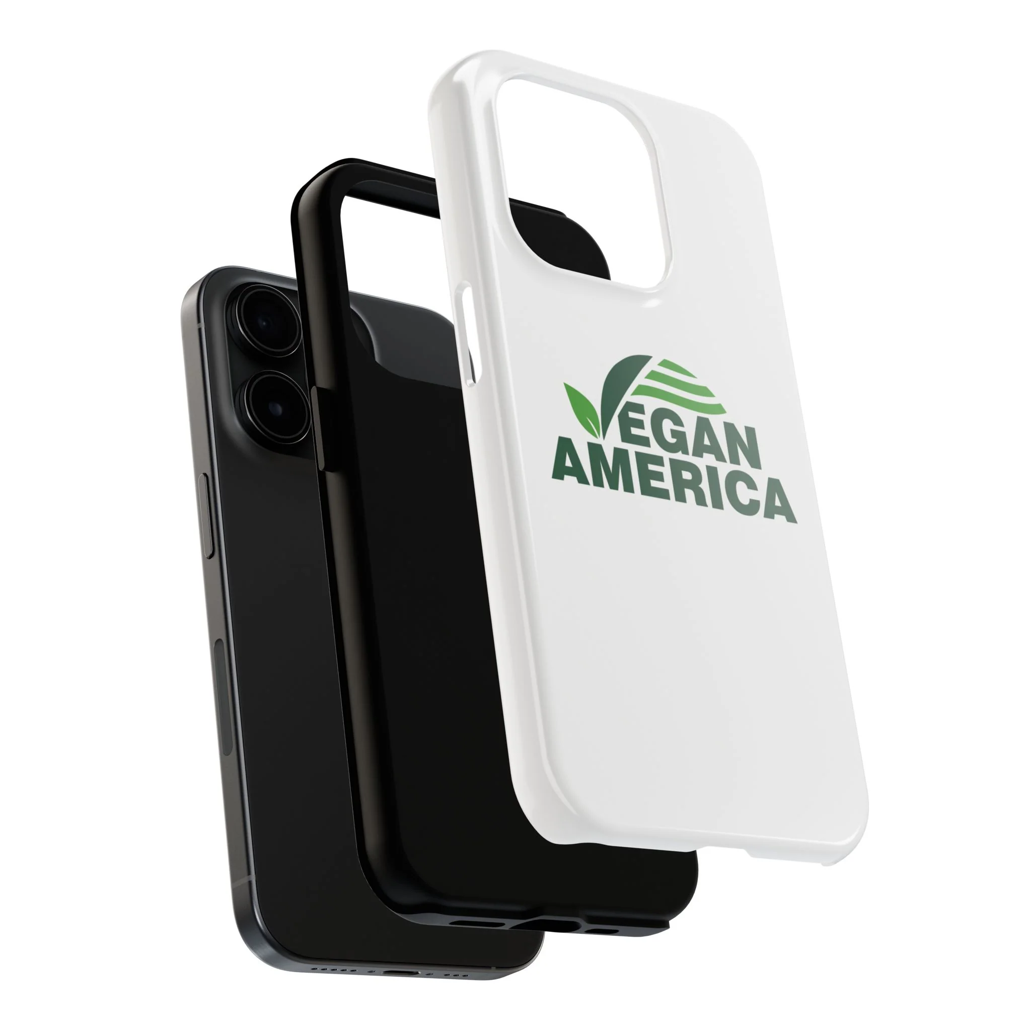 Vegan America Tough Phone Case — Eco-Friendly Plant Logo Protective Cover - Image 75