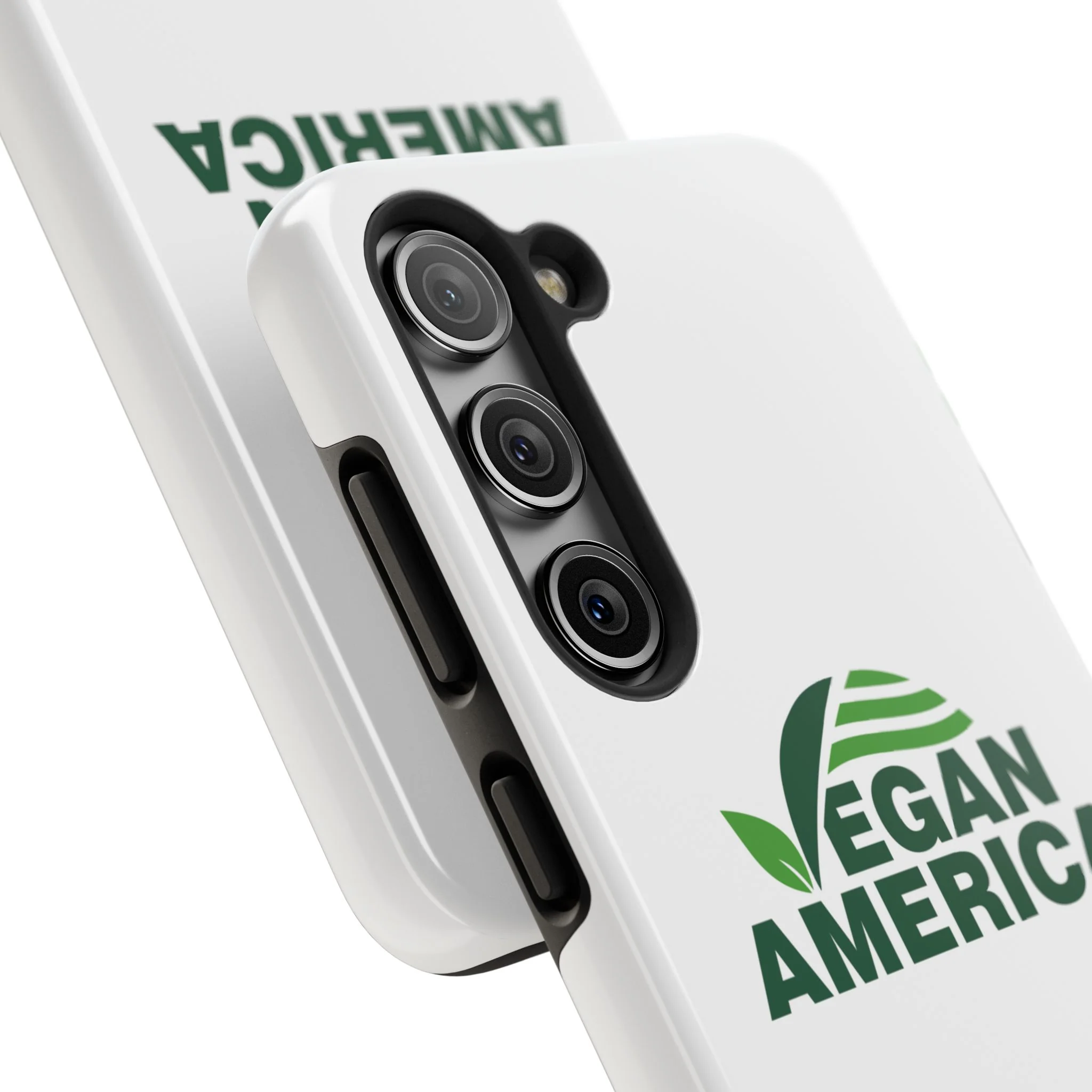 Vegan America Tough Phone Case — Eco-Friendly Plant Logo Protective Cover - Image 85