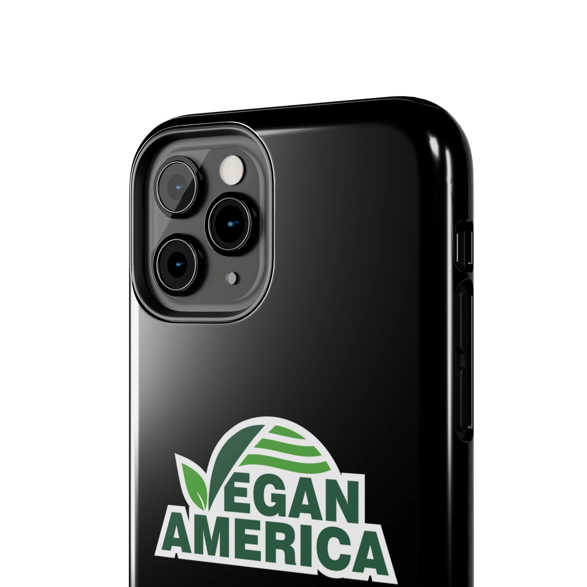 Vegan America Tough Phone Case — Green Leaf Vegan Pride Protective Cover - Image 38