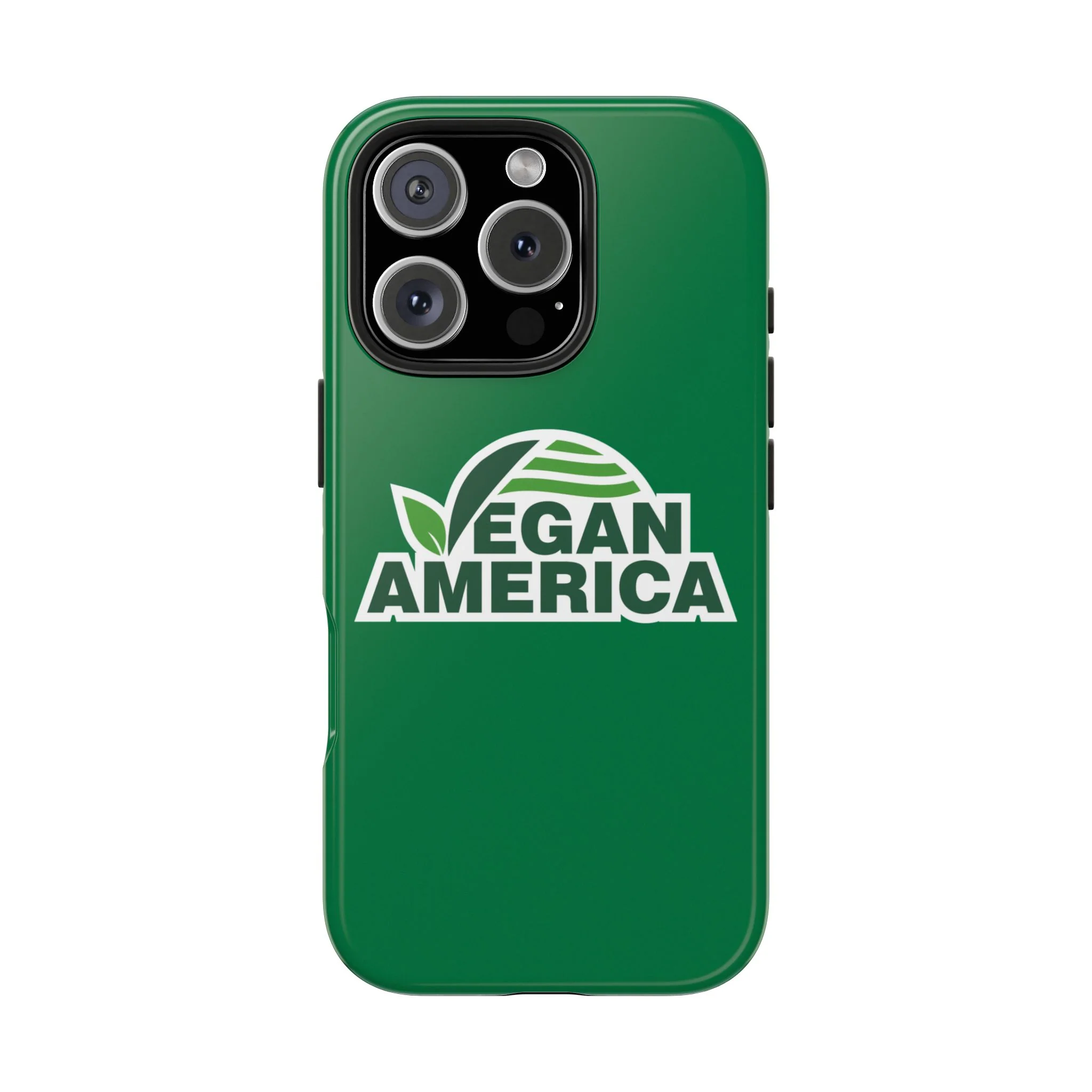 Vegan America Tough Phone Case — Green Protective Vegan Pride Cover - Image 24