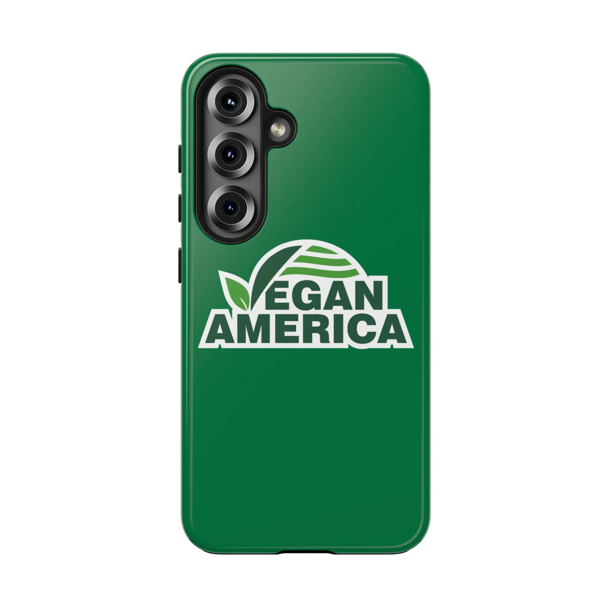 Vegan America Tough Phone Case — Green Protective Vegan Pride Cover - Image 28