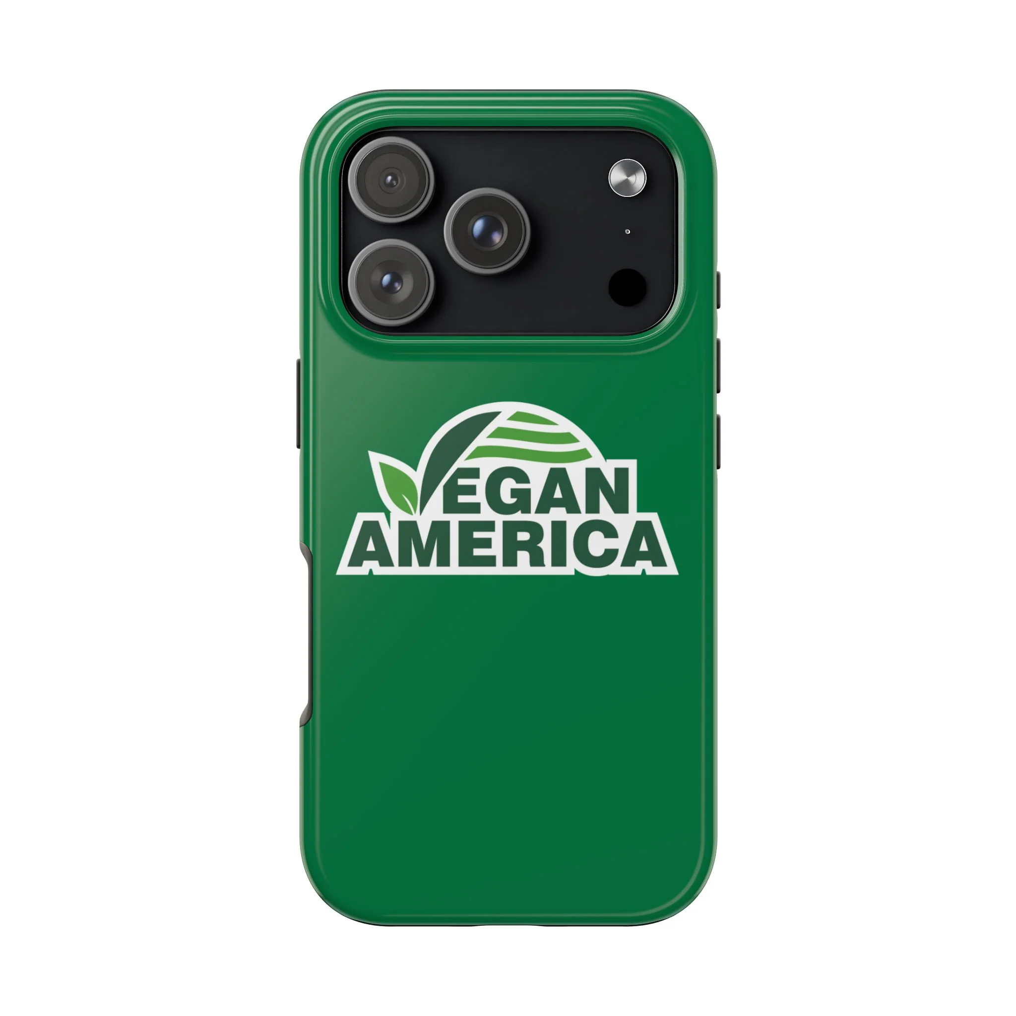 Vegan America Tough Phone Case — Green Protective Vegan Pride Cover - Image 30