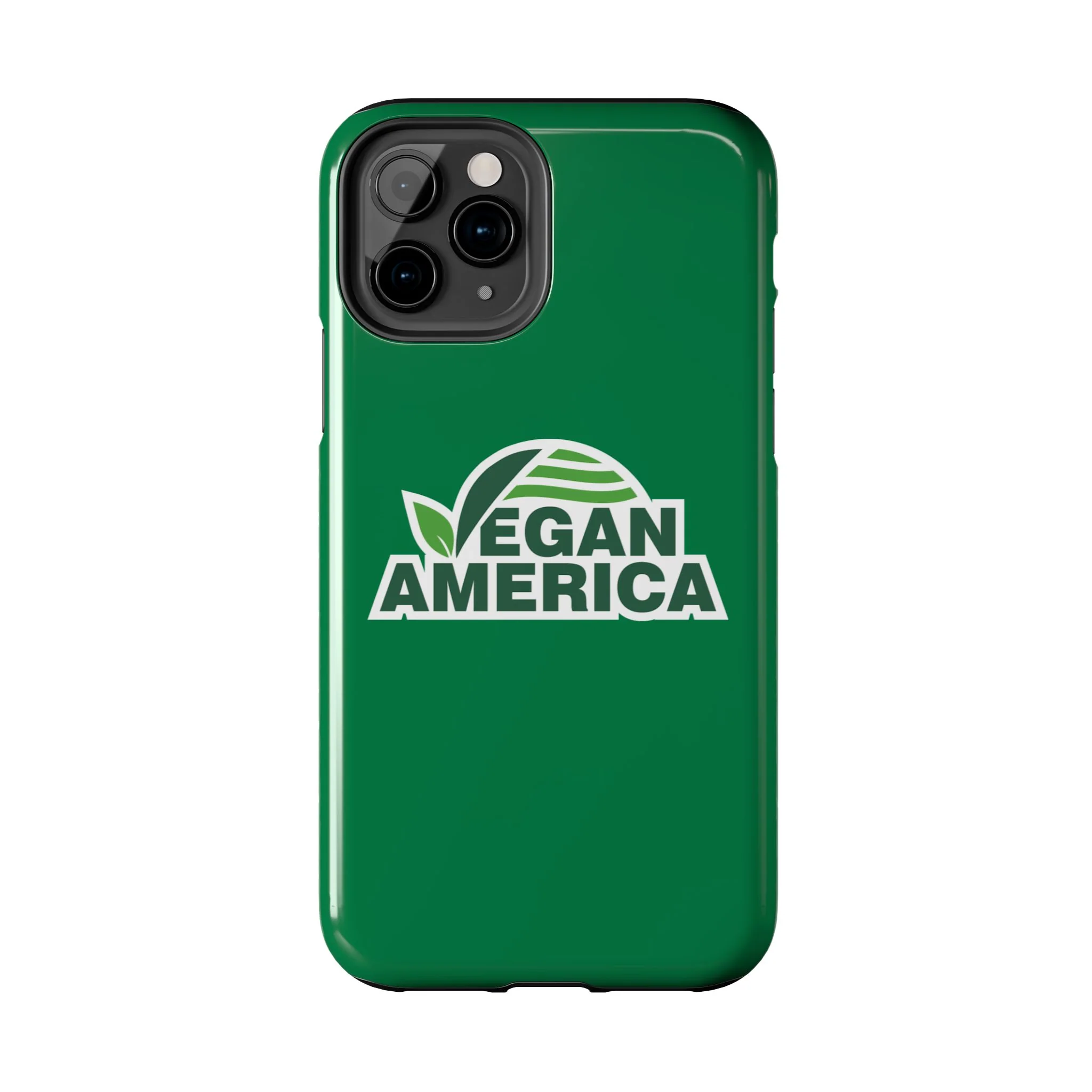 Vegan America Tough Phone Case — Green Protective Vegan Pride Cover - Image 36